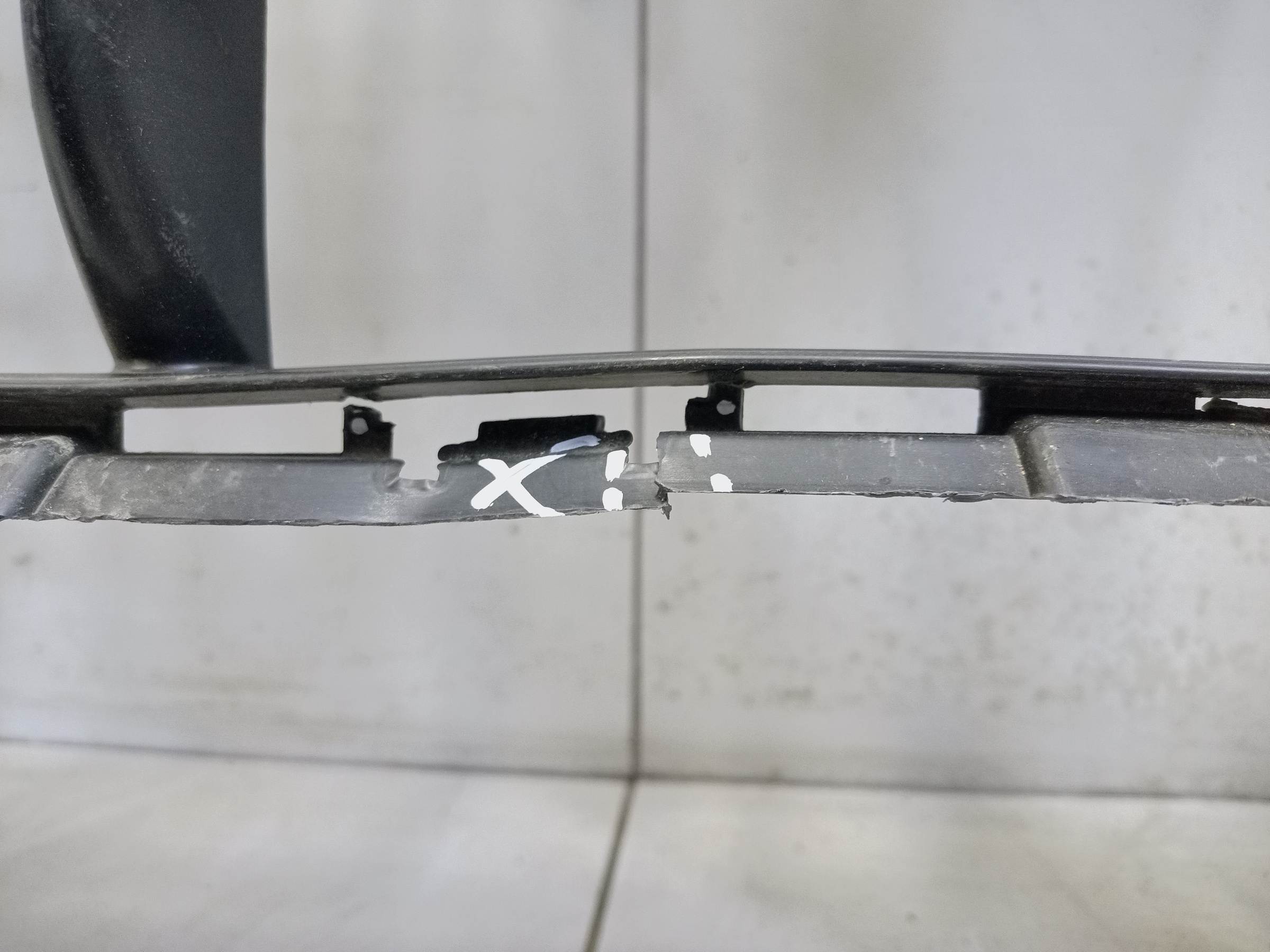 Решетка переднего бампера Porsche Cayenne 3