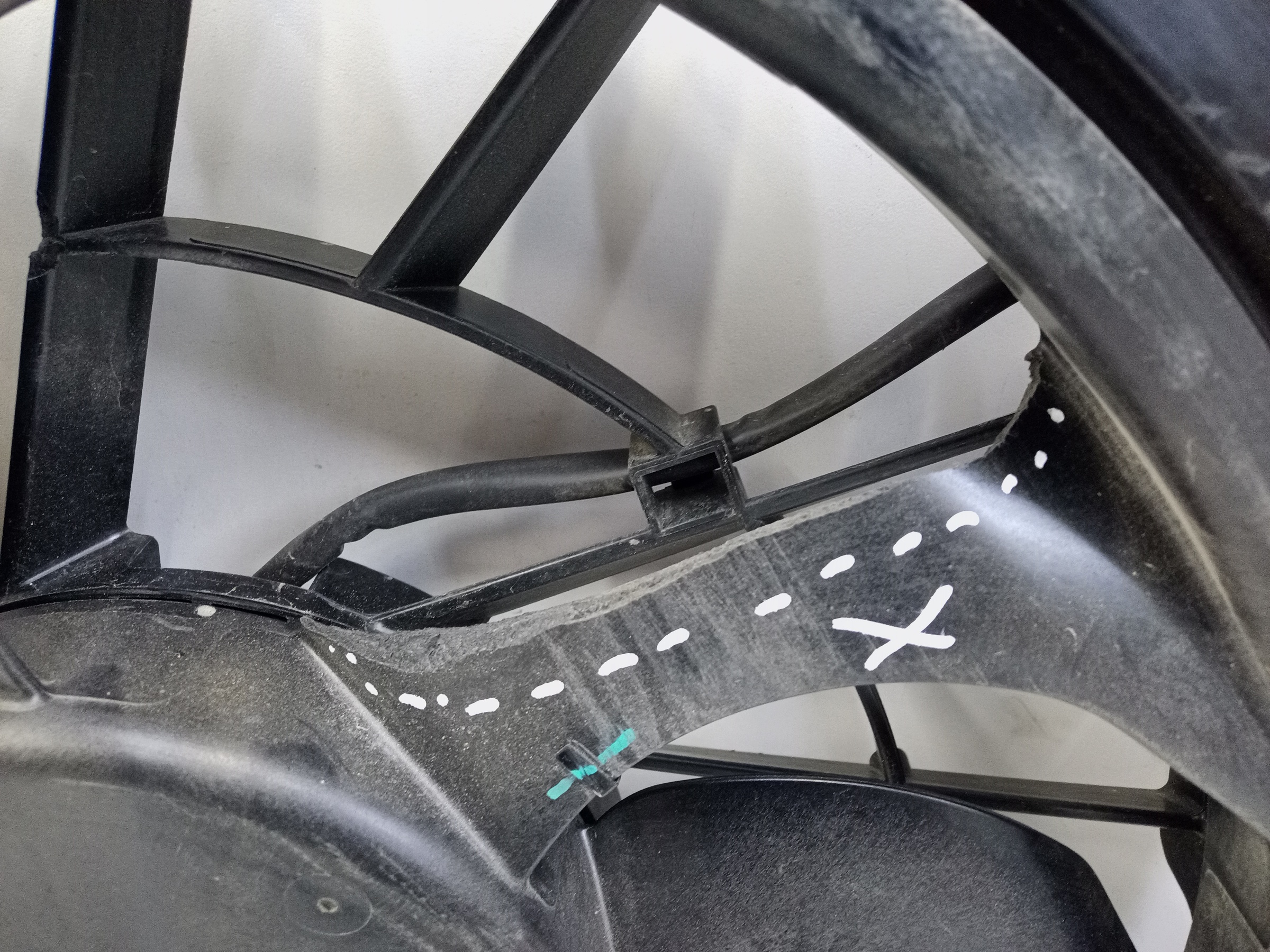 Диффузор вентилятора радиатора Jetour T2