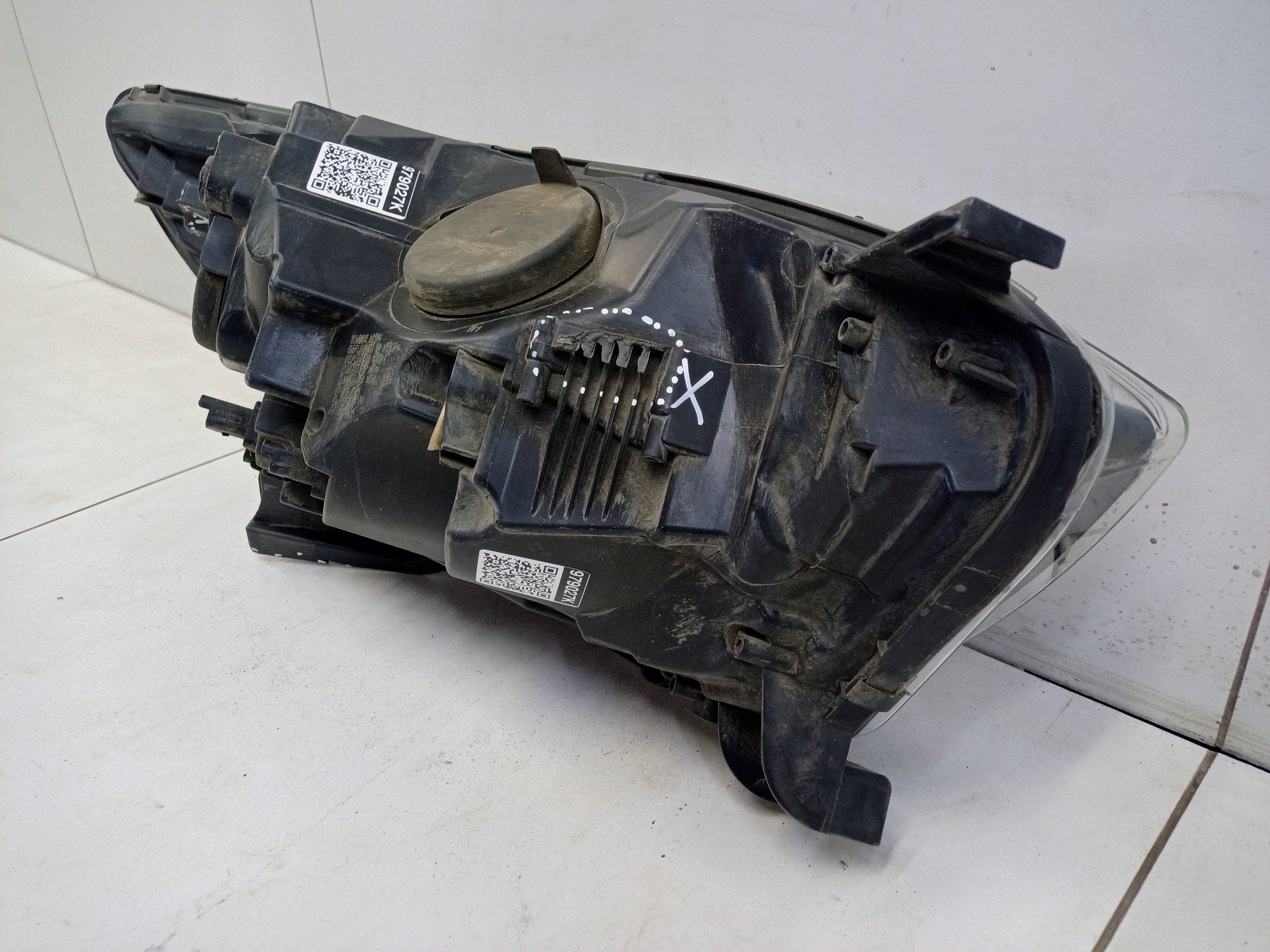 Фара передняя левая Renault Kaptur галоген светлая линза