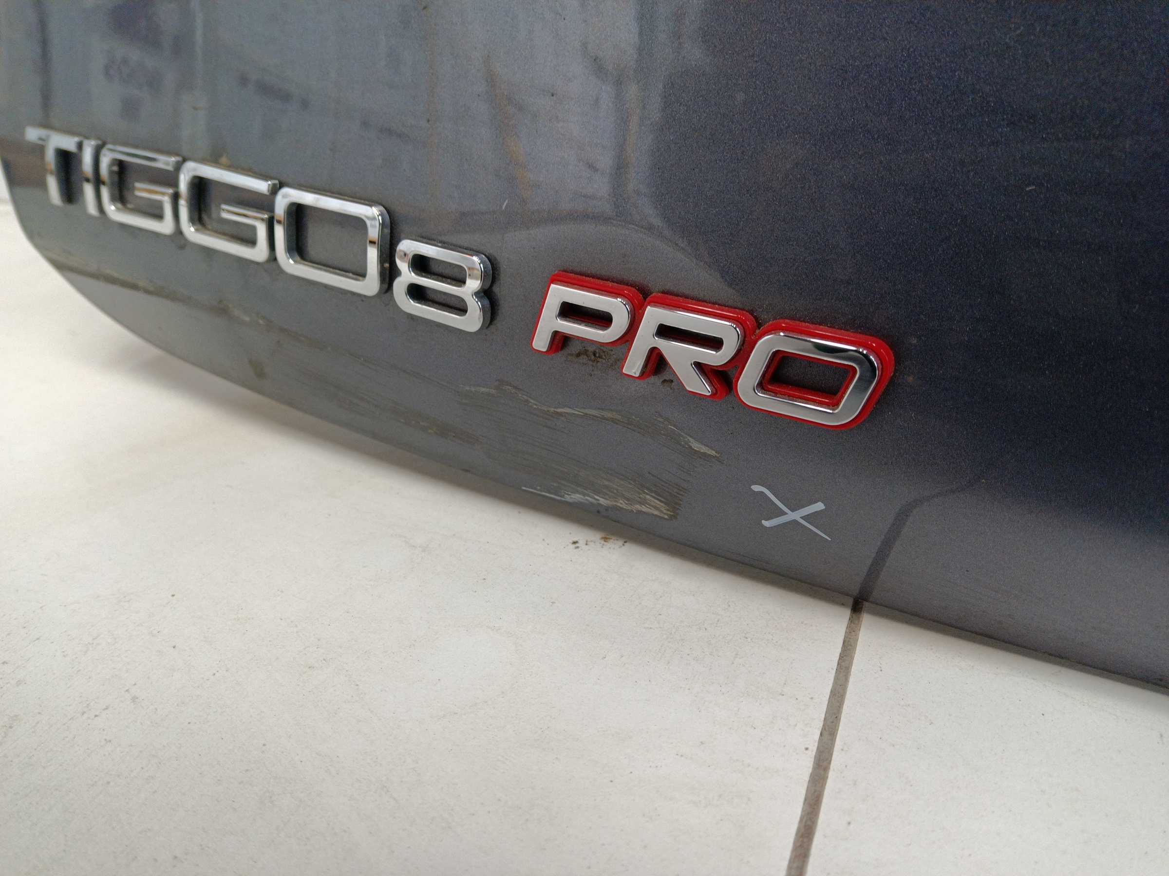 Крышка багажника Chery Tiggo 8 без датчика защемления