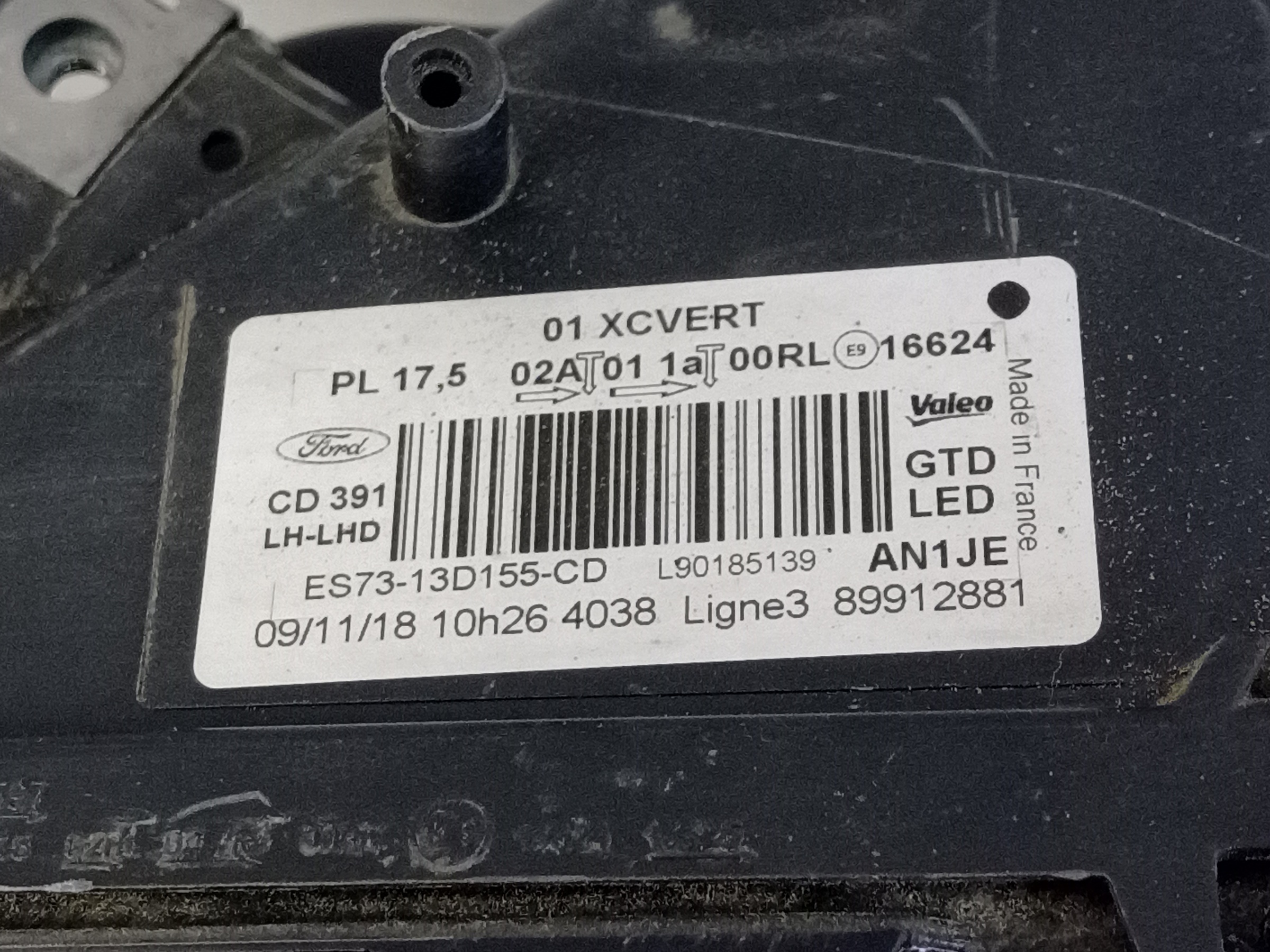 Фара передняя левая Ford Mondeo 5 LED