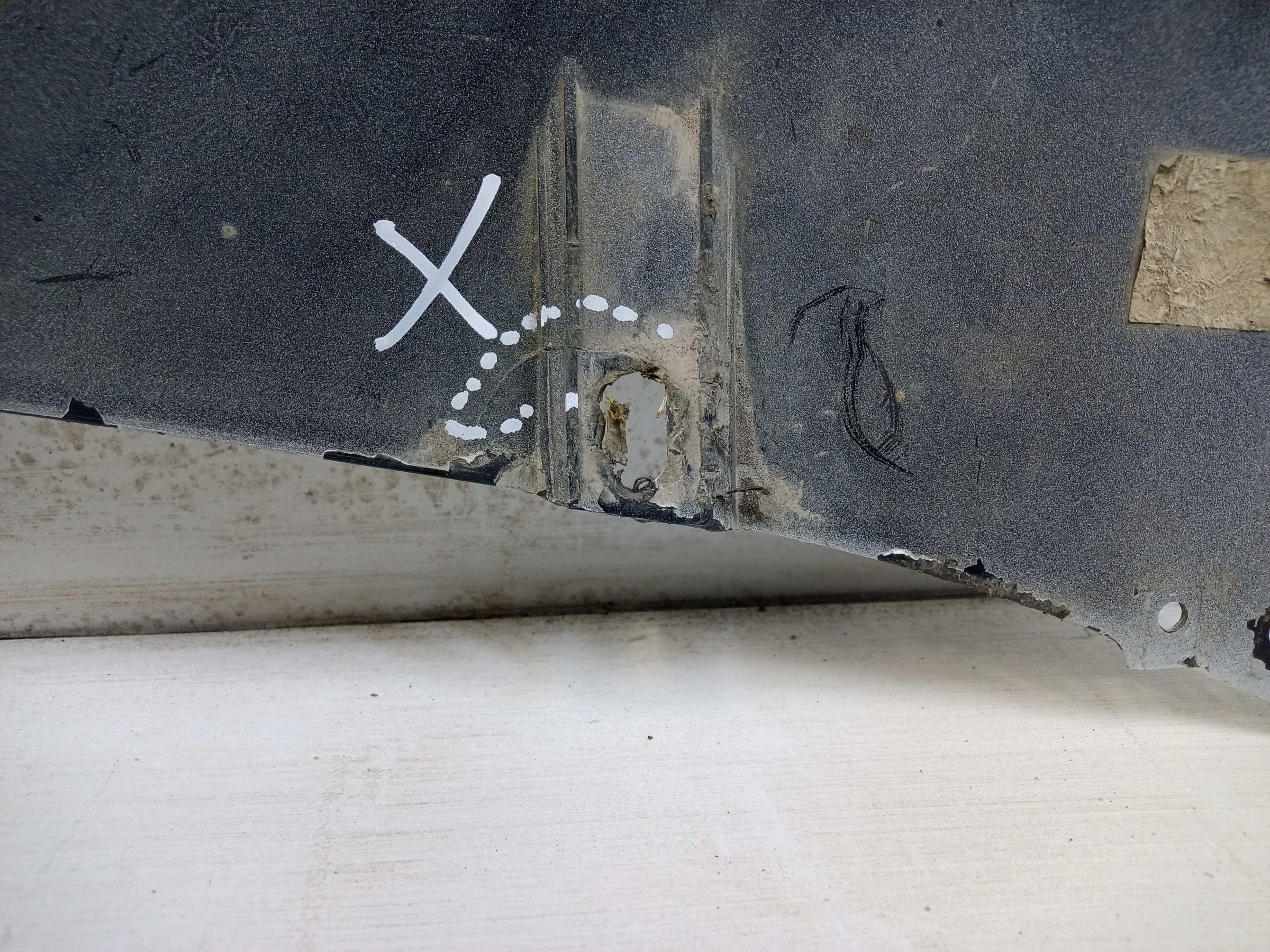 Накладка переднего бампера Exeed VX