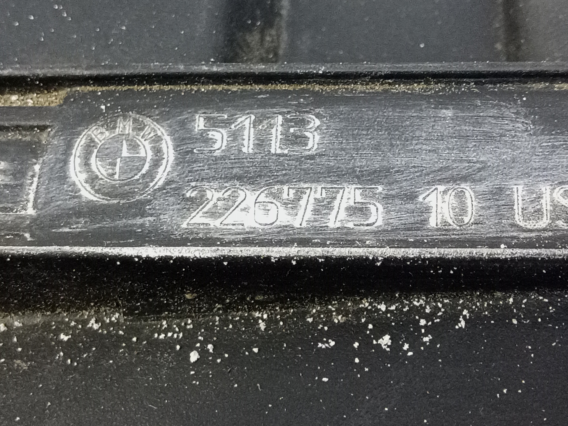 Жалюзи решетки радиатора BMW X6 G06