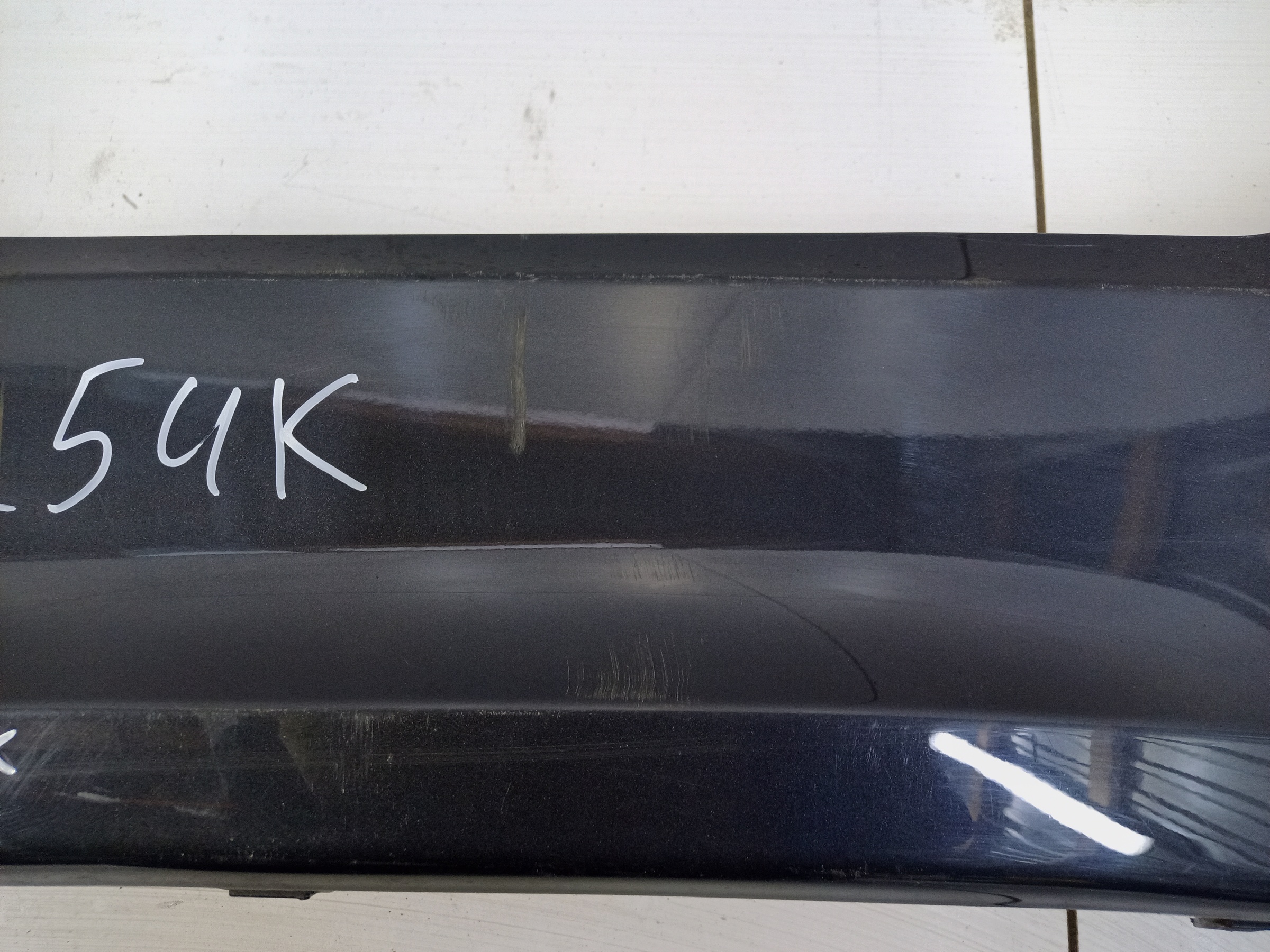 Юбка заднего бампера BMW 5er G30 M-Paket под 2 трубы