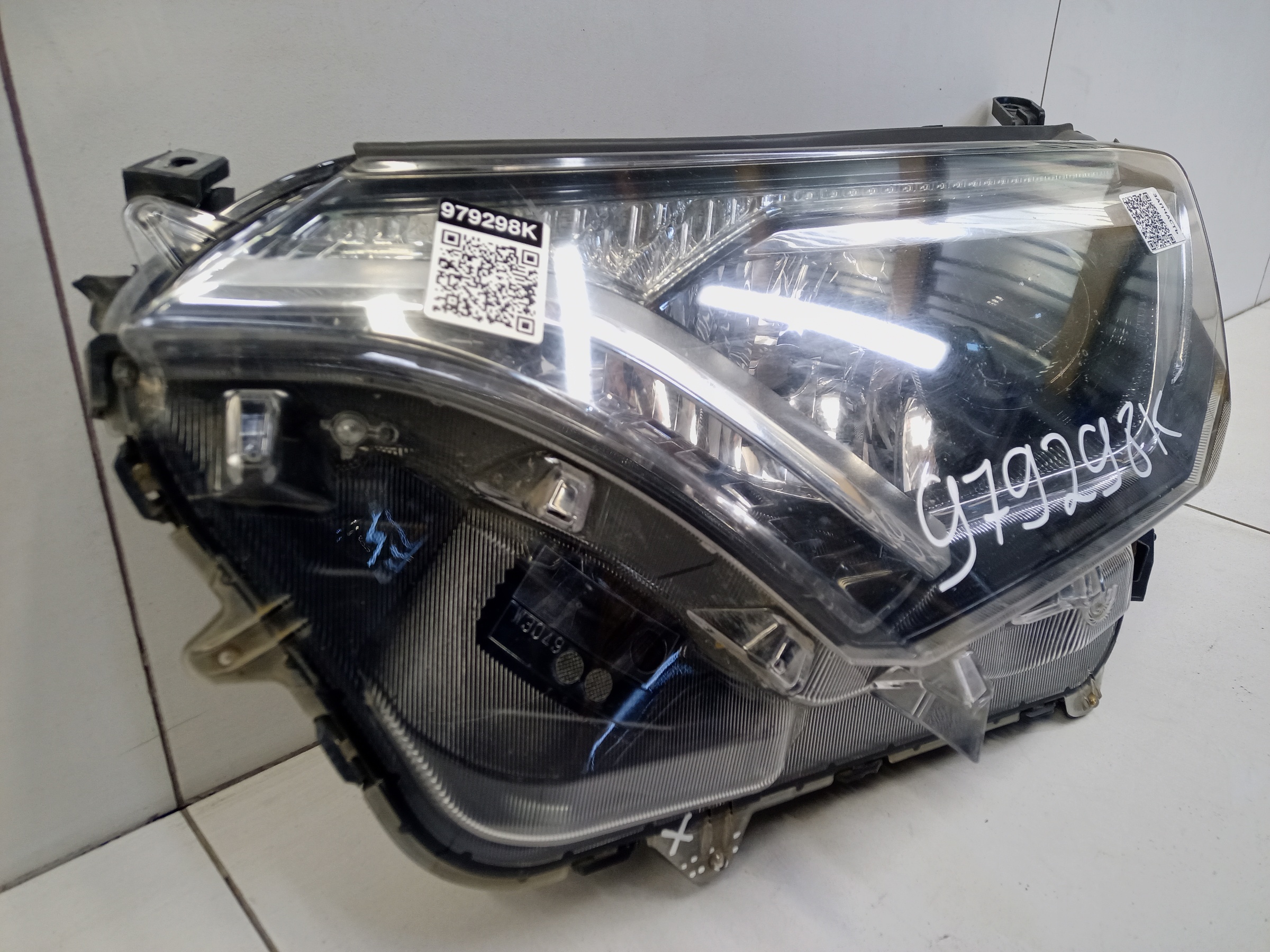 Фара передняя левая Toyota RAV4 CA40 Restail галоген линза ДХО