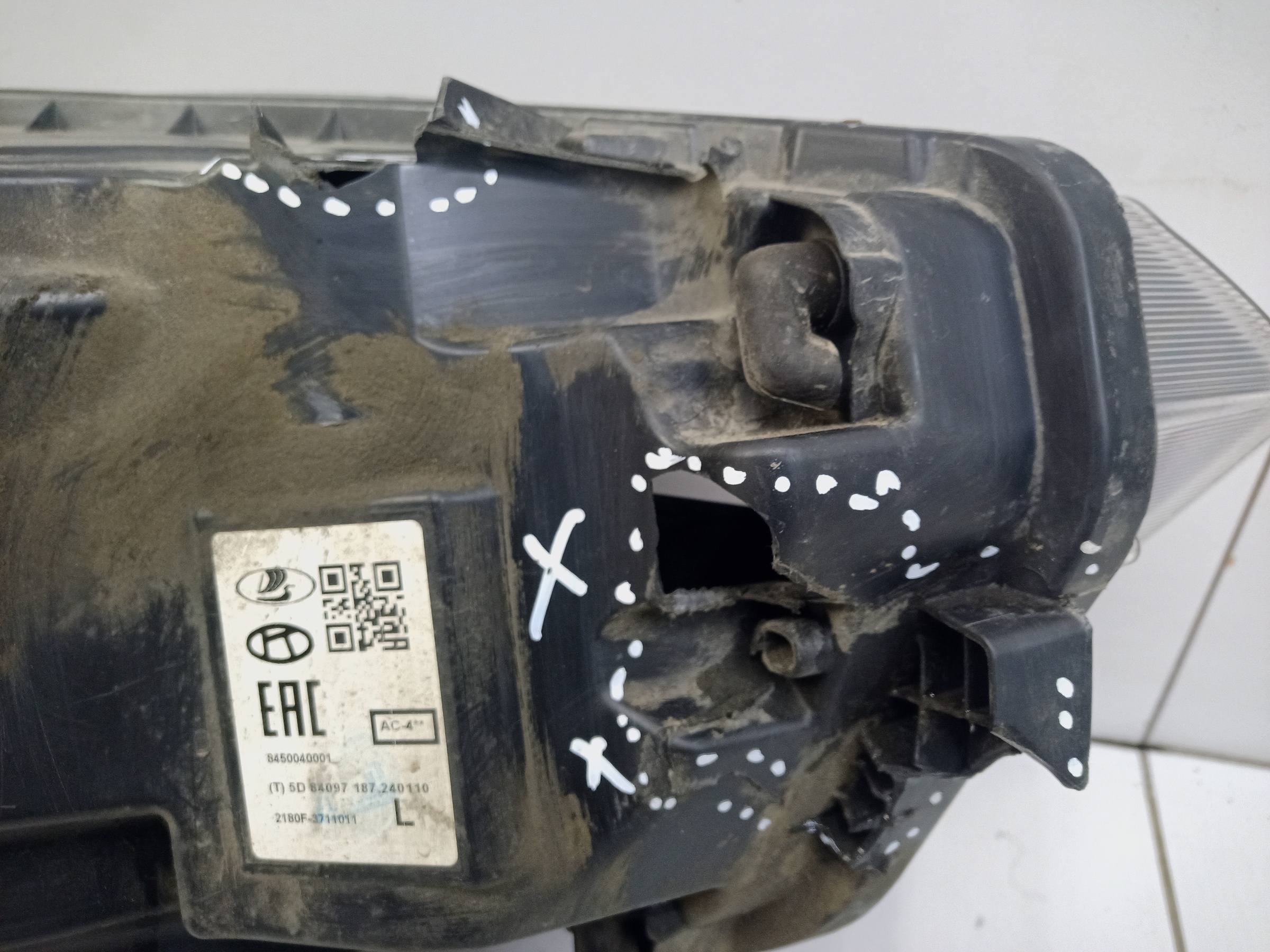 Фара передняя левая Lada Vesta 1 Restail LED