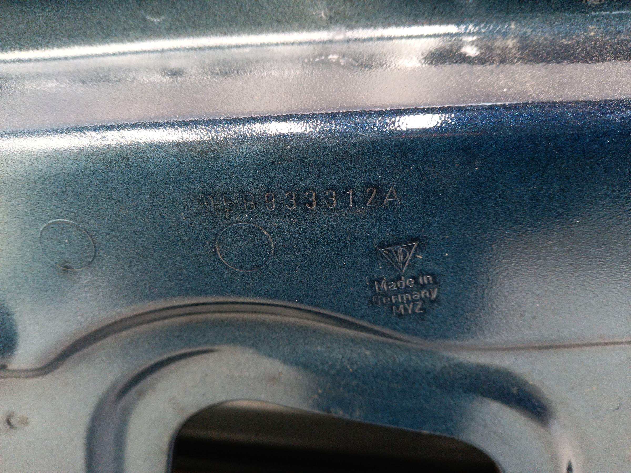 Дверь задняя правая Porsche Macan 1