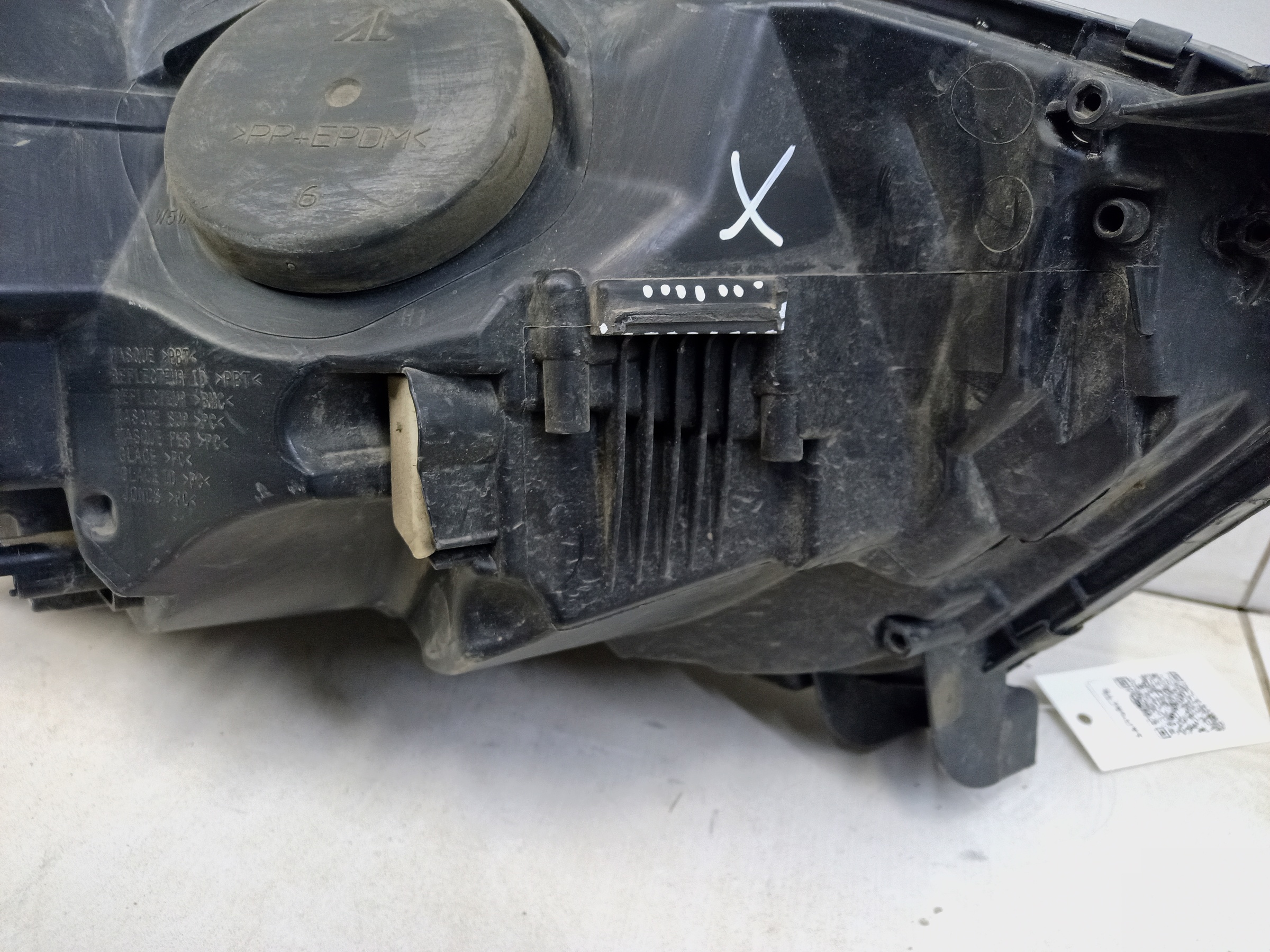 Фара передняя левая Renault Kaptur галоген светлая линза