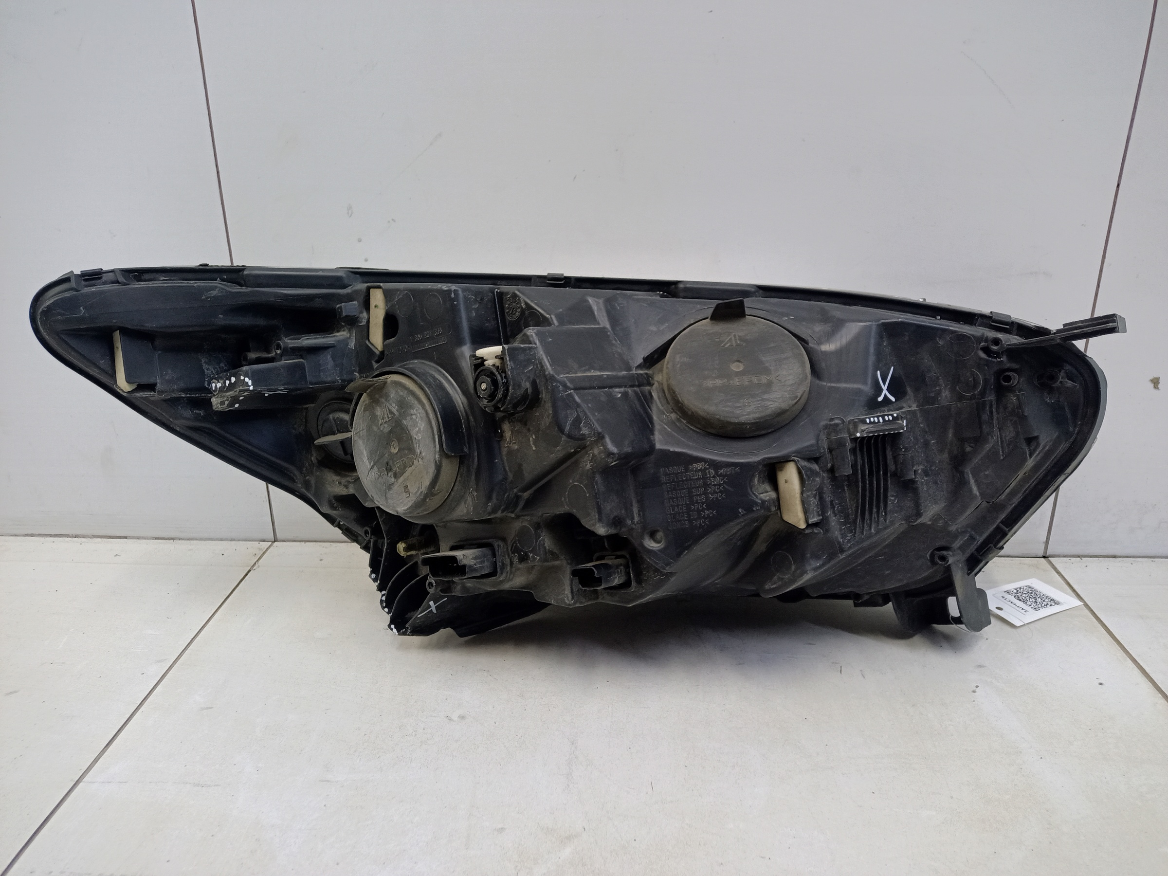 Фара передняя левая Renault Kaptur галоген светлая линза