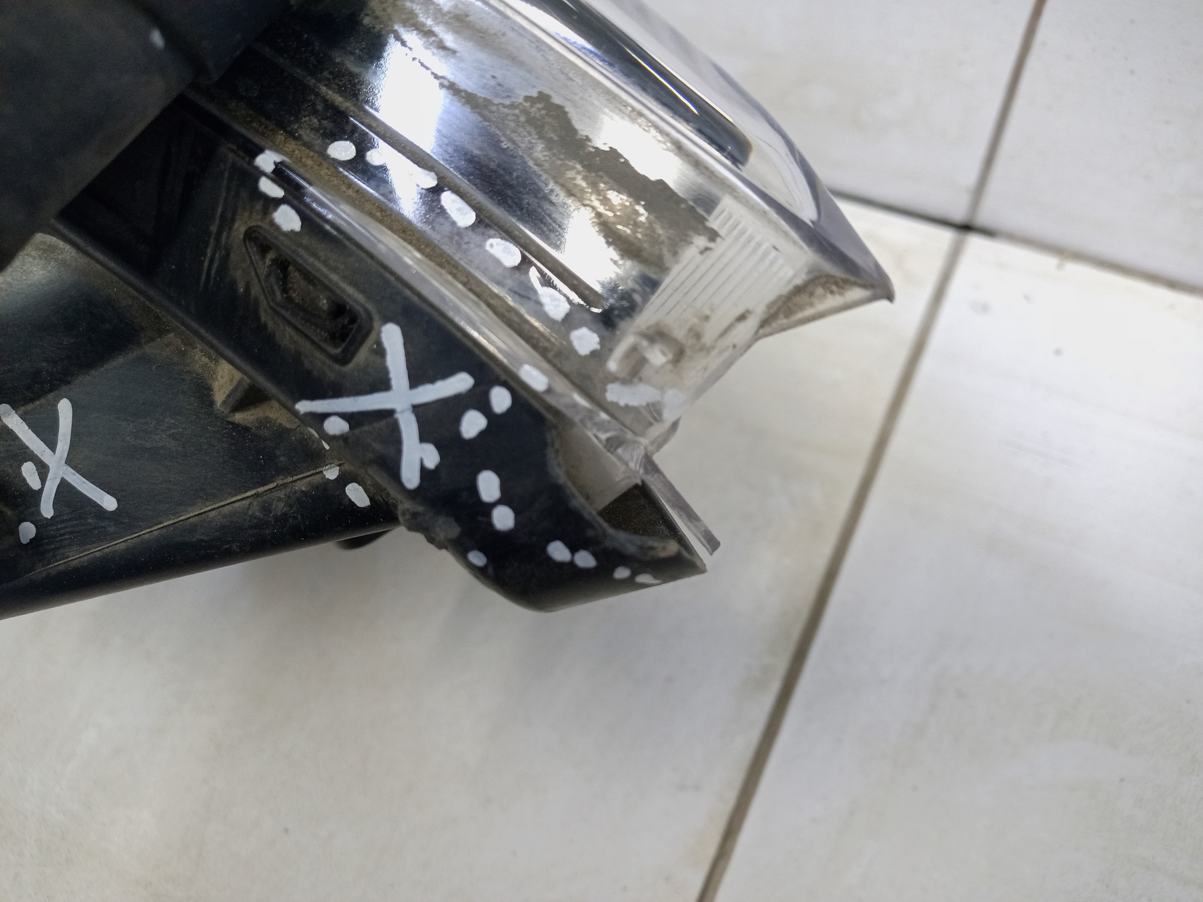 Фара передняя левая Hyundai Tucson 3 Restail галоген с ДХО