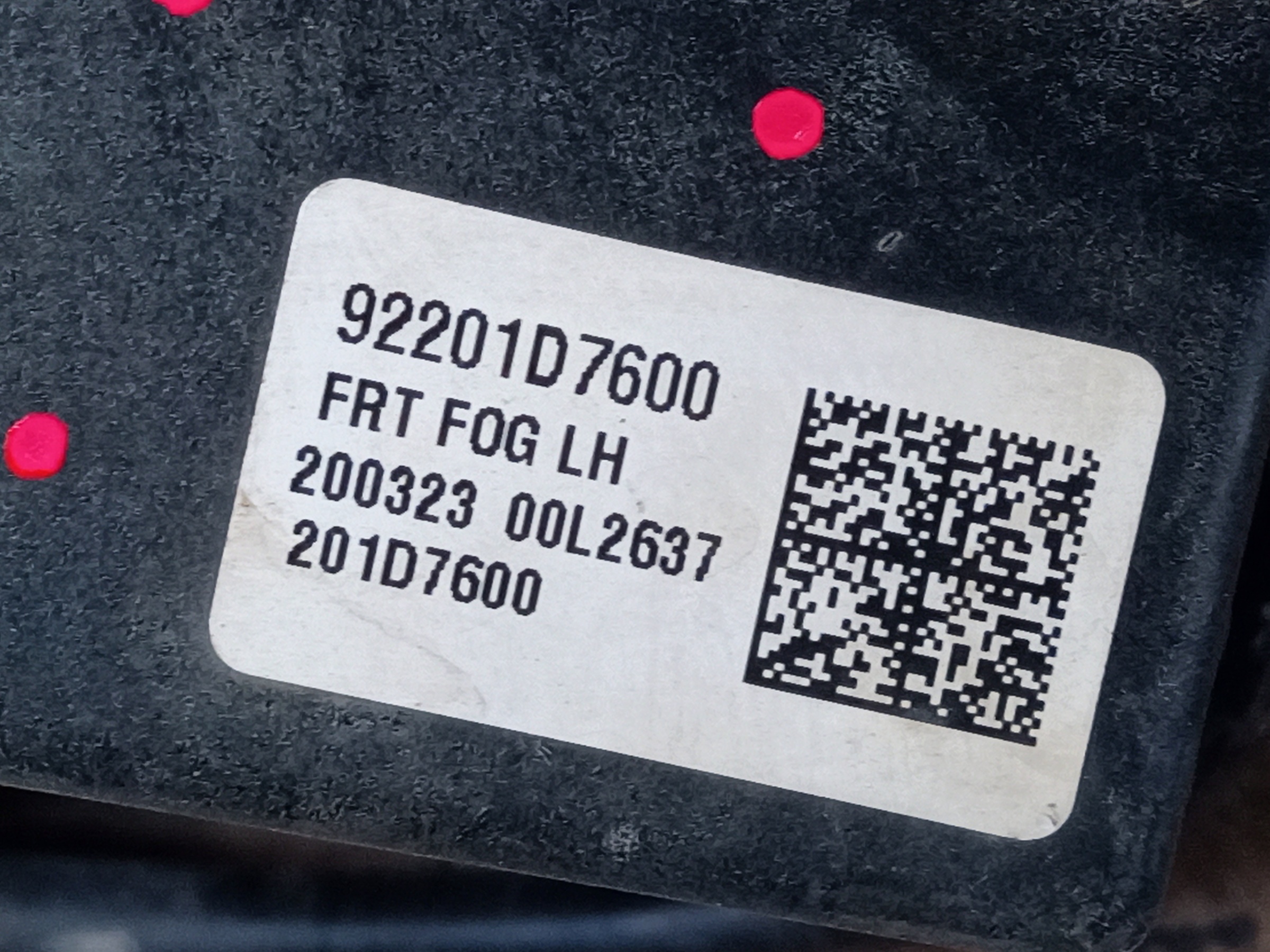 Фара ПТФ передняя левая Hyundai Tucson 3 Restail