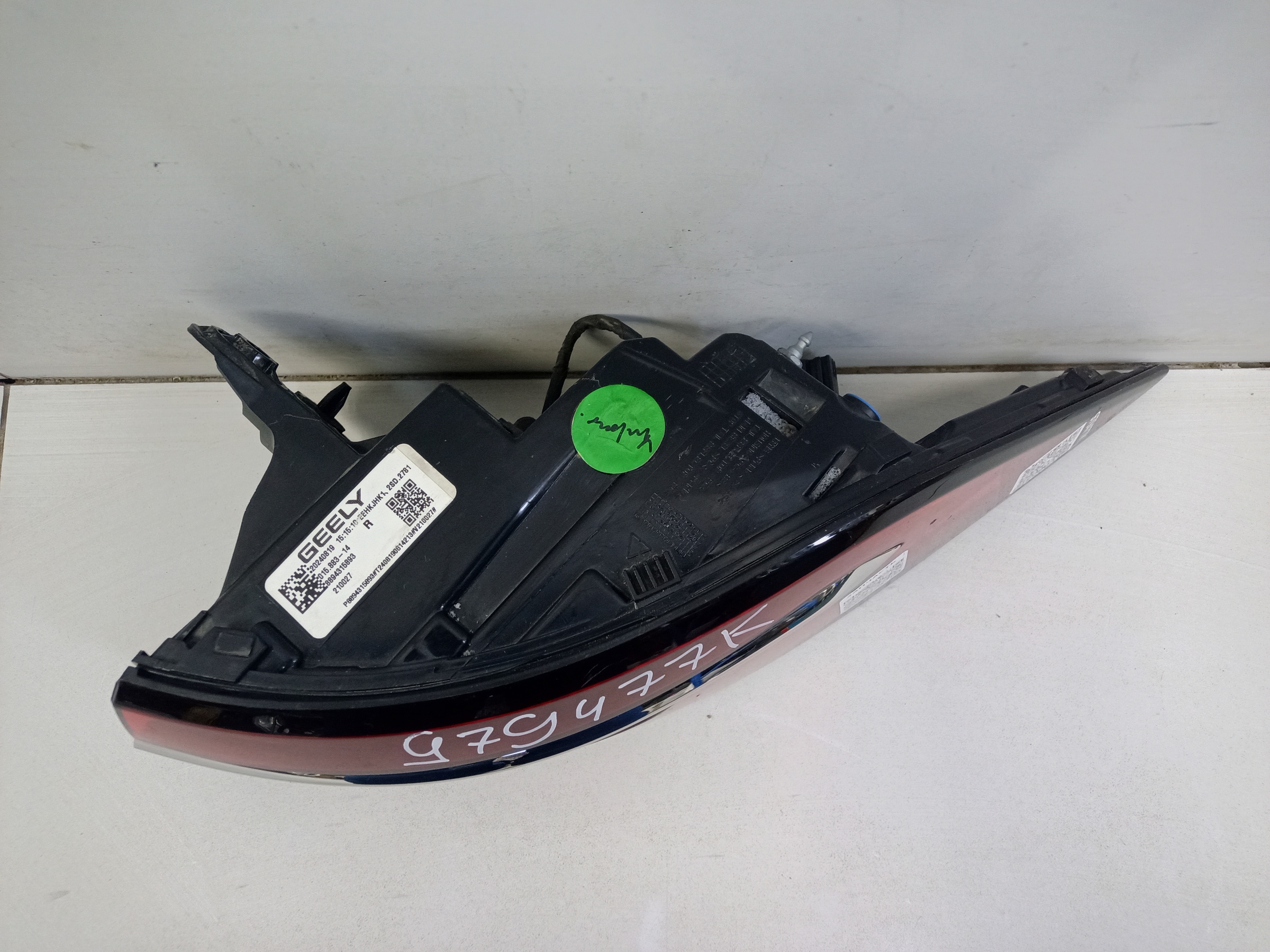 Фонарь задний правый наружный Geely Monjaro