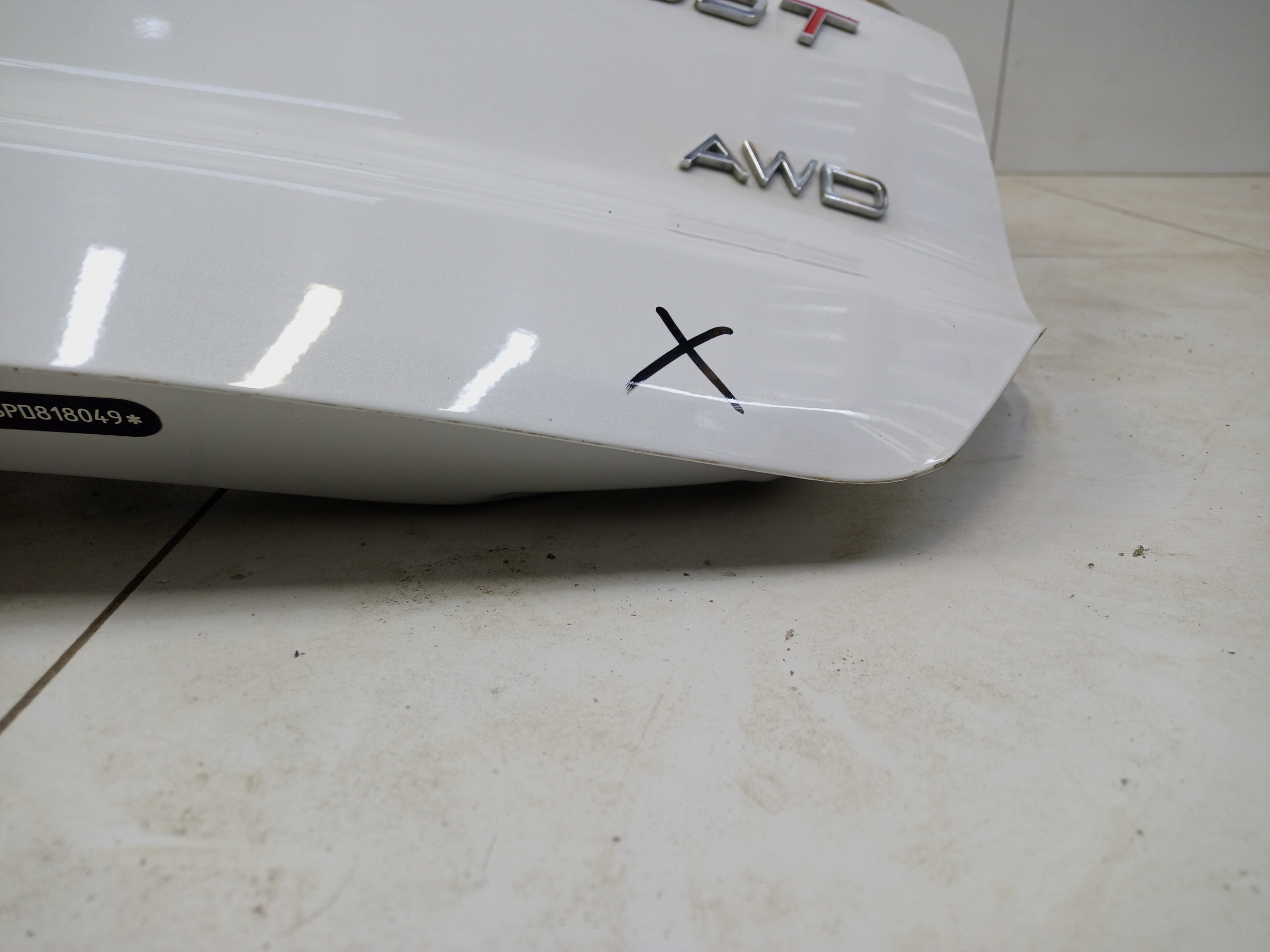 Крышка багажника Chery Tiggo 8 без датчика защемления