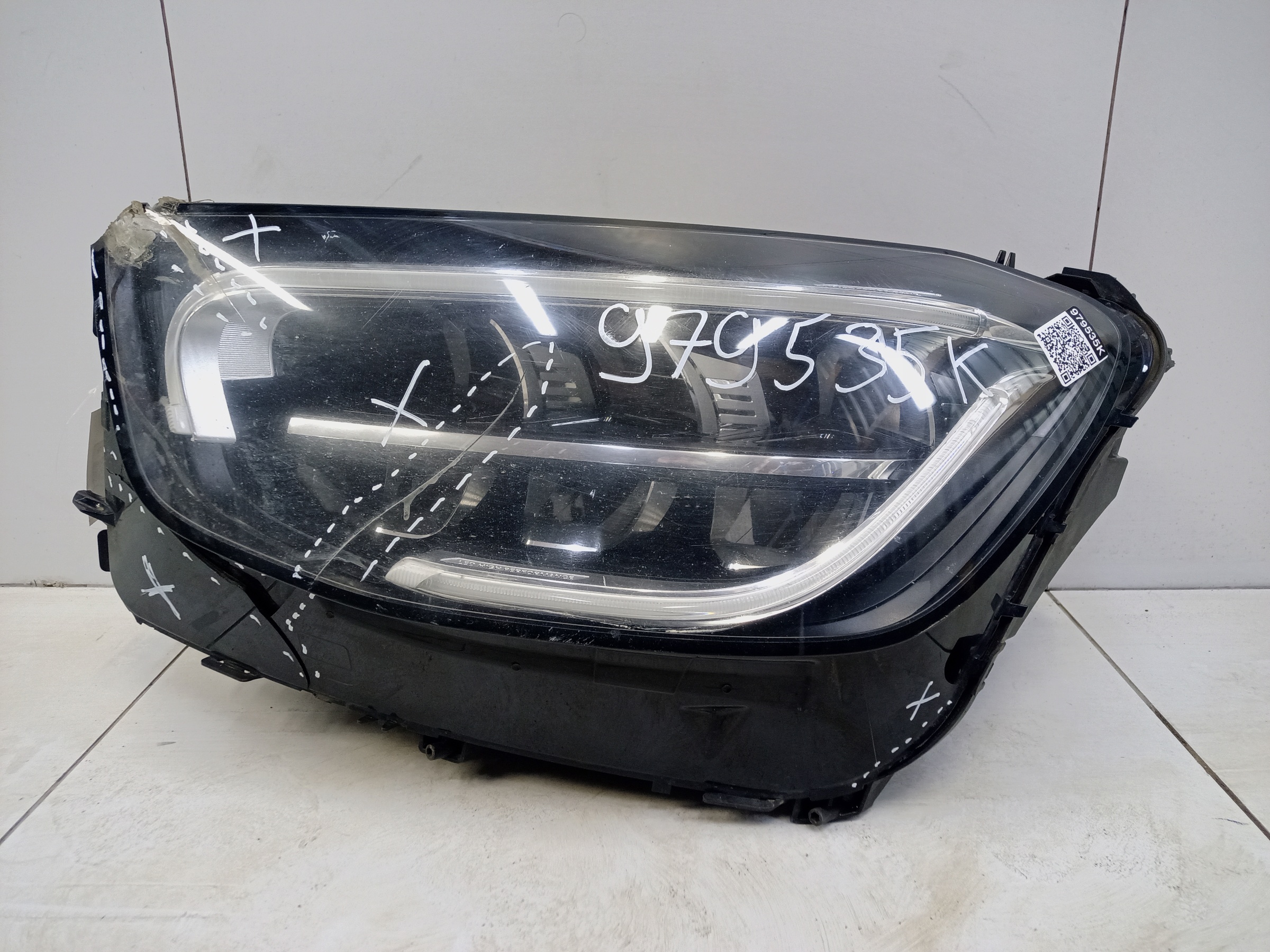 Фара передняя левая Mercedes Benz GLC-Klasse X253 Restail LED