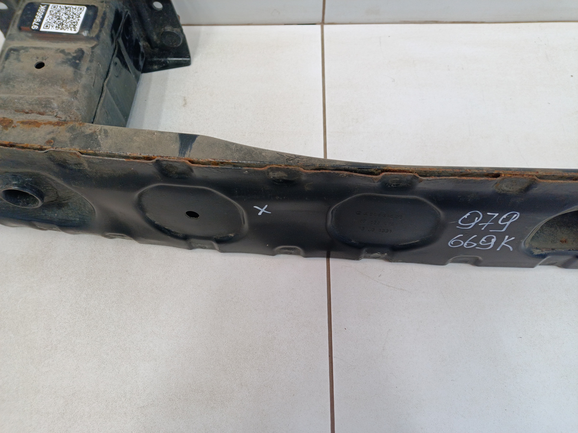 Усилитель заднего бампера Mercedes-Benz B-Klasse W246