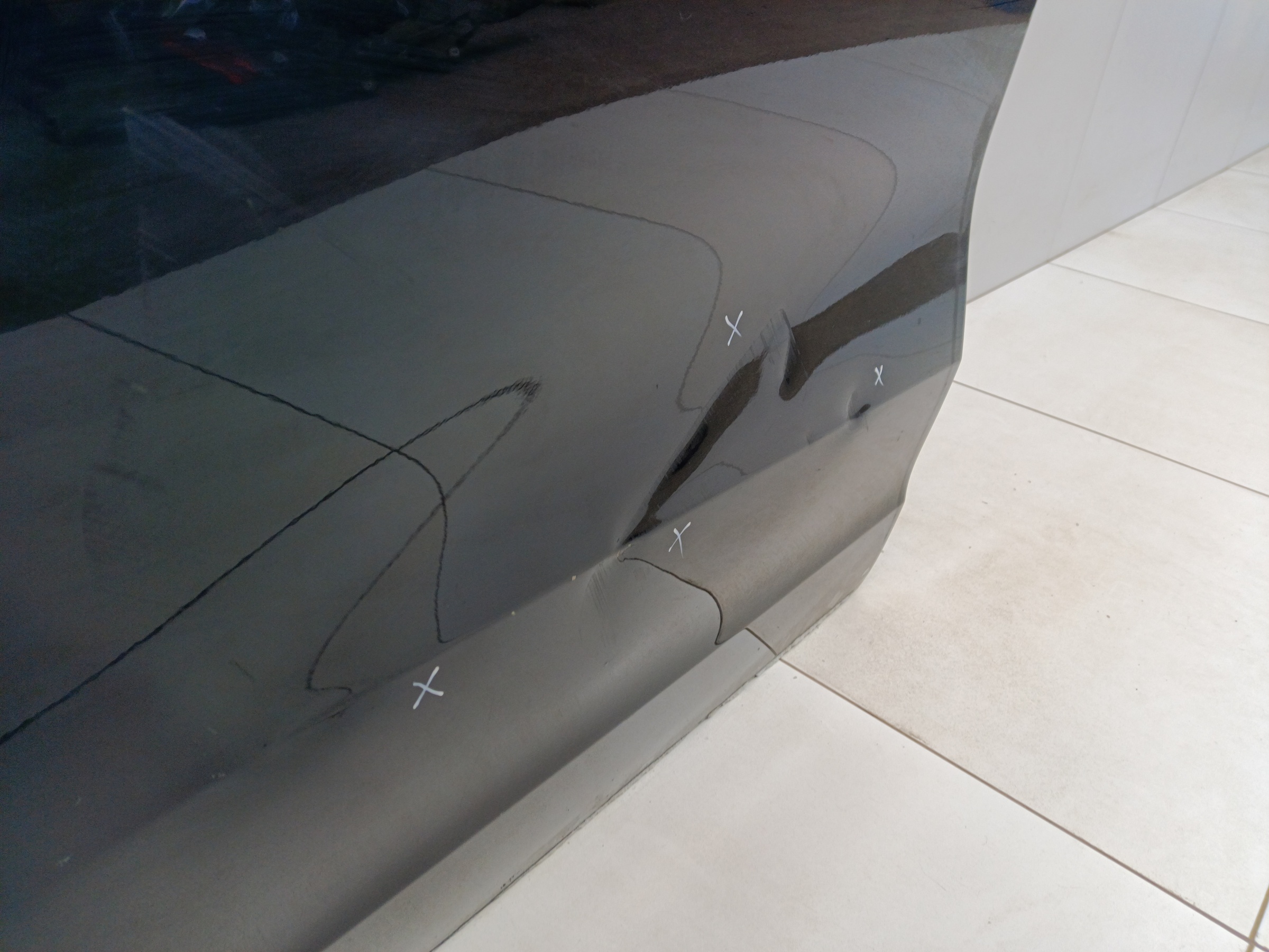 Дверь задняя правая Haval Jolion без молдинга