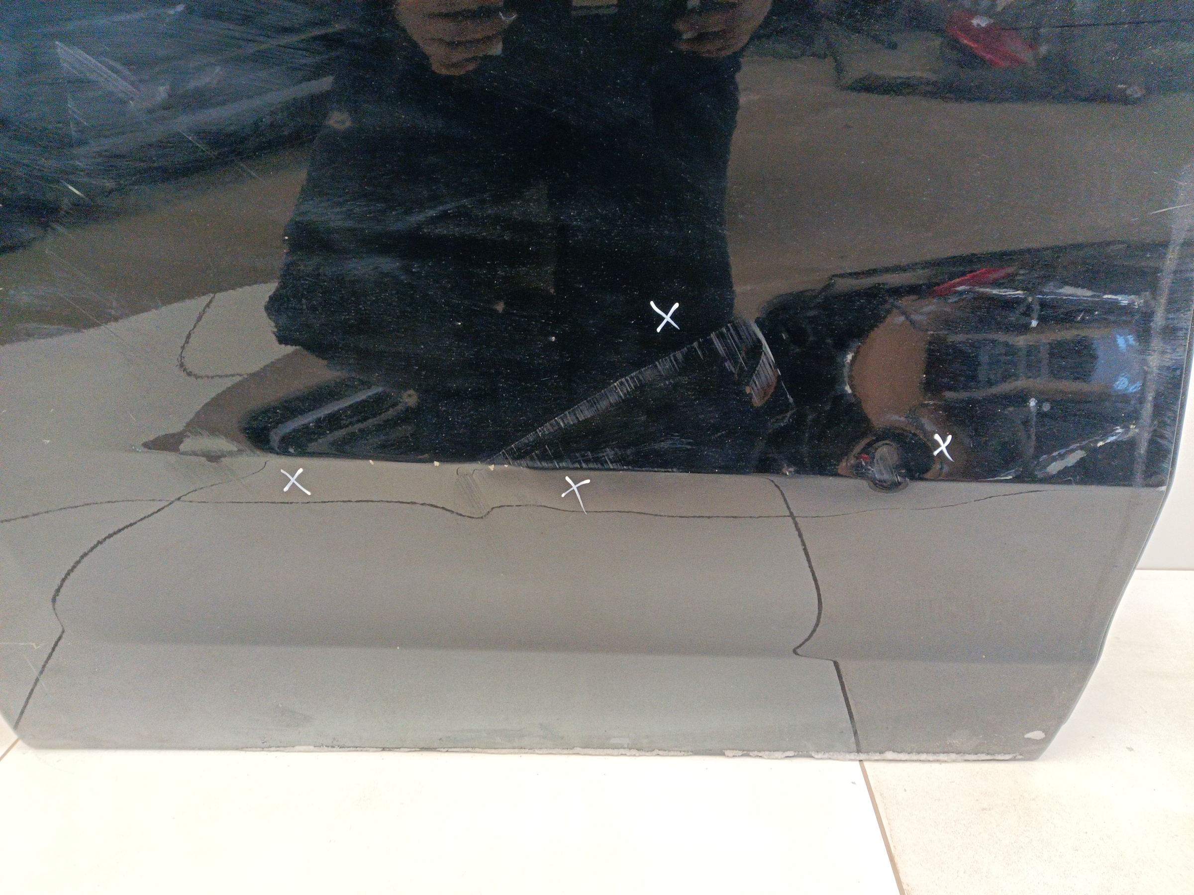 Дверь задняя правая Haval Jolion без молдинга