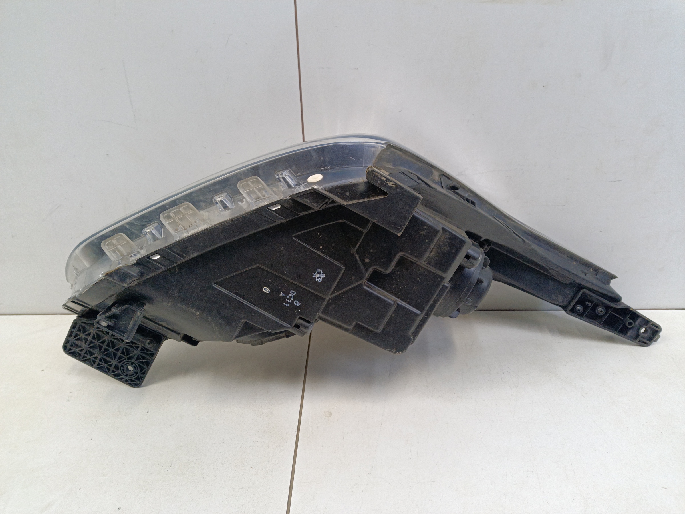 Фара передняя левая Hyundai Creta 1 галоген линза ДХО черная