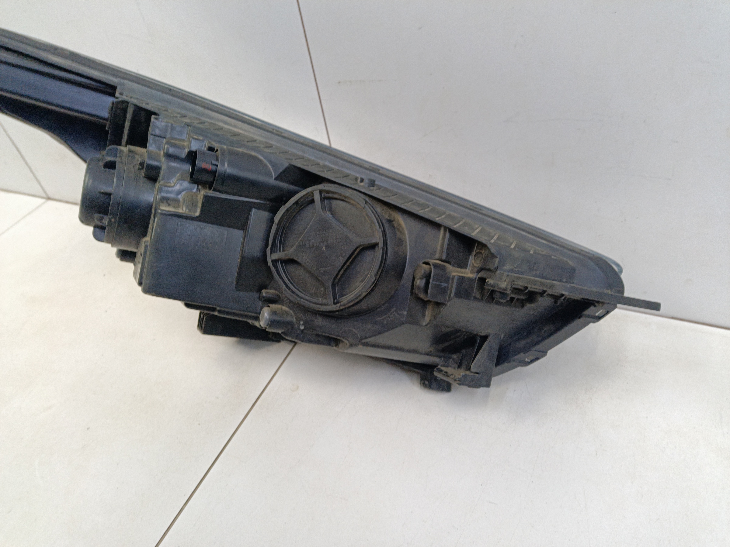 Фара передняя левая Hyundai Creta 1 галоген линза ДХО черная