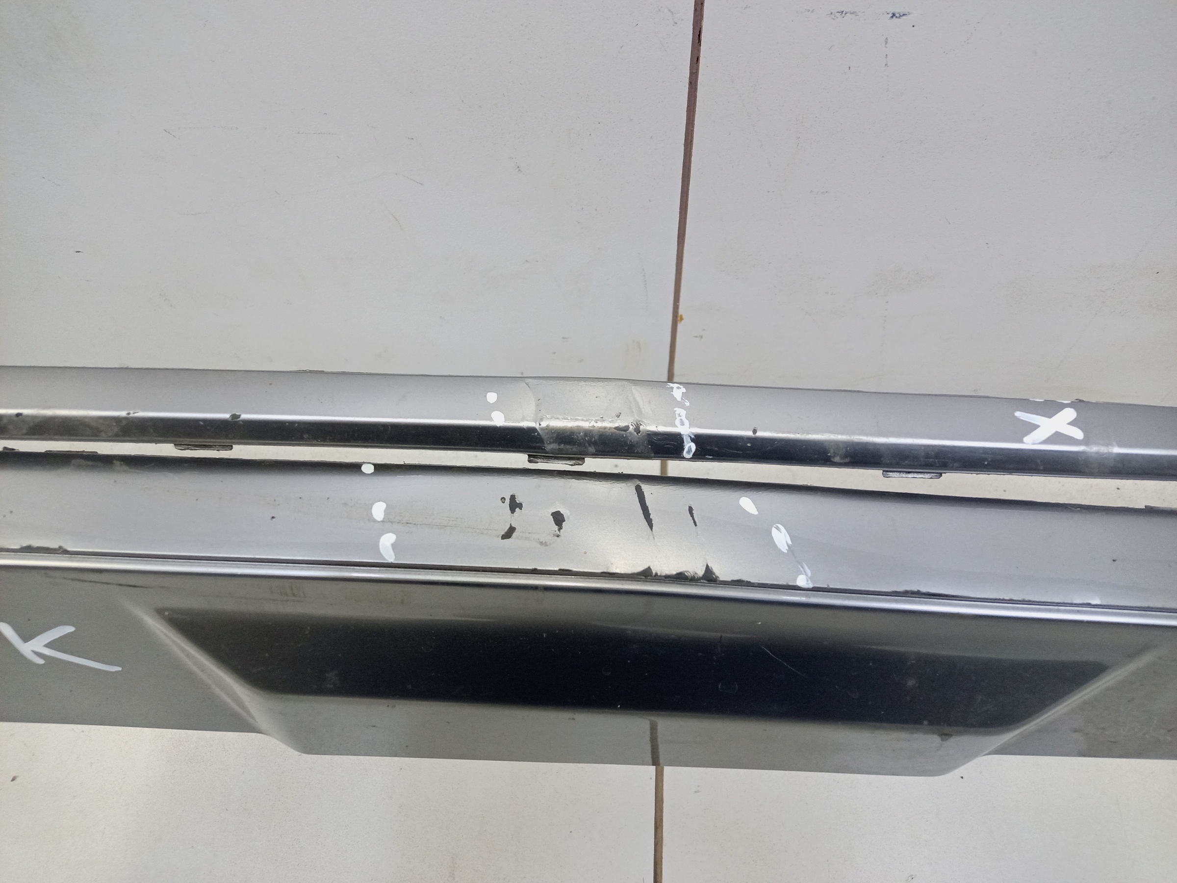 Накладка юбки заднего бампера Kia Sorento 4