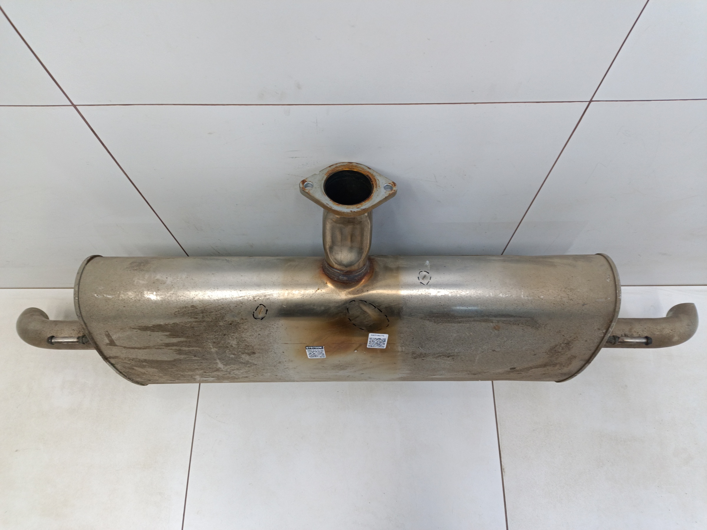 Глушитель задняя часть Jetour T2