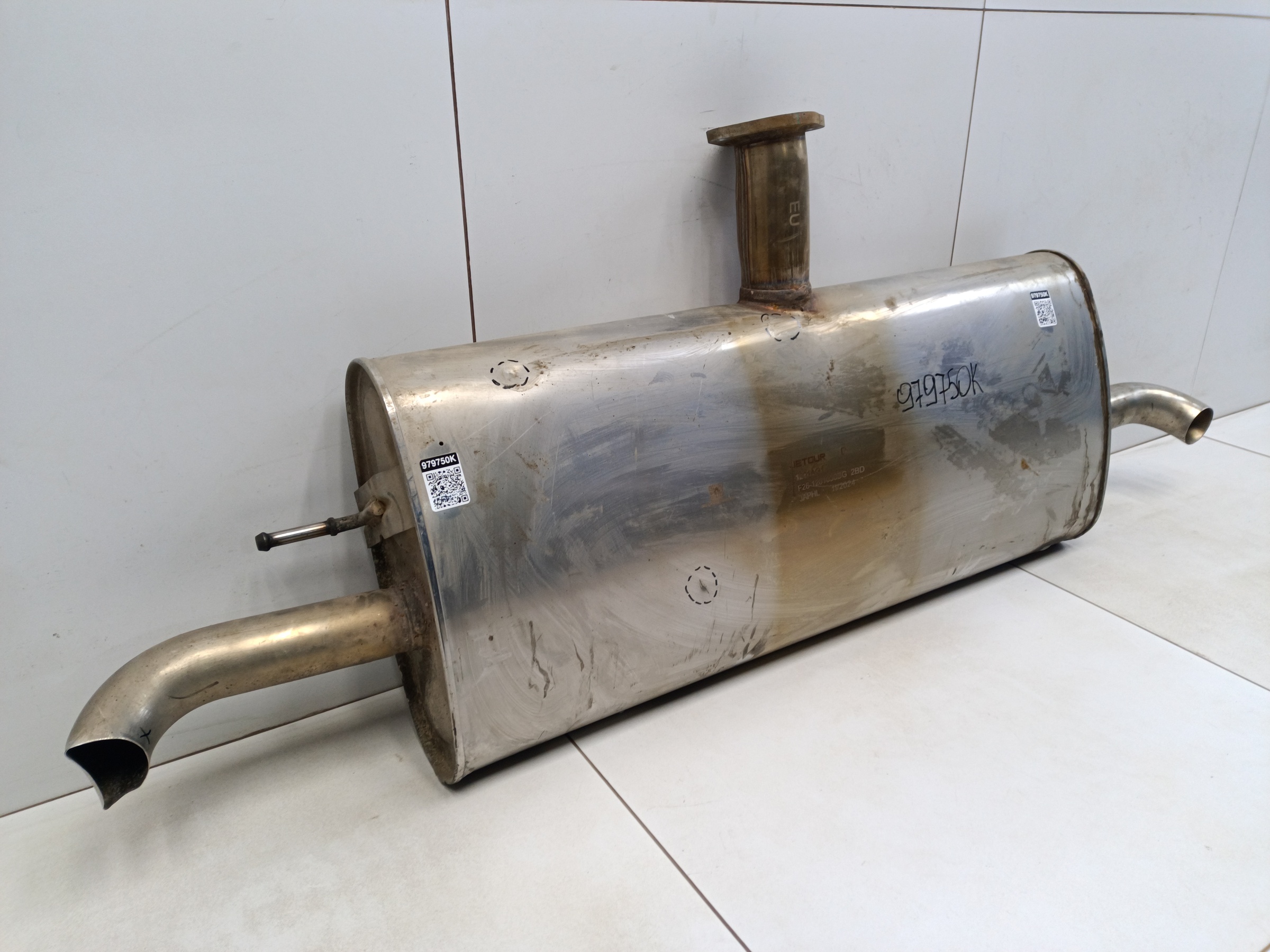 Глушитель задняя часть Jetour T2