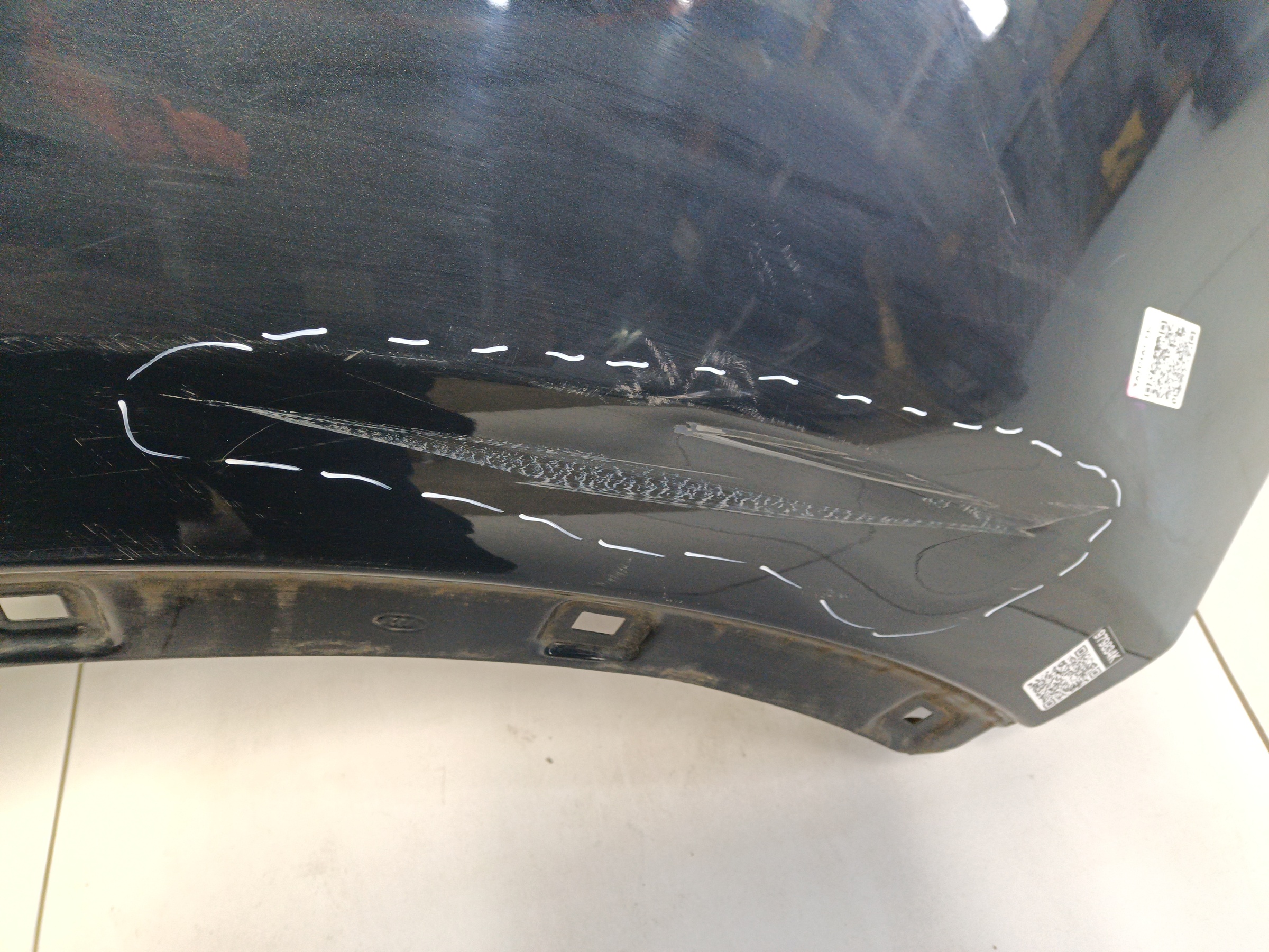 Крыло переднее правое Kia Sportage 4