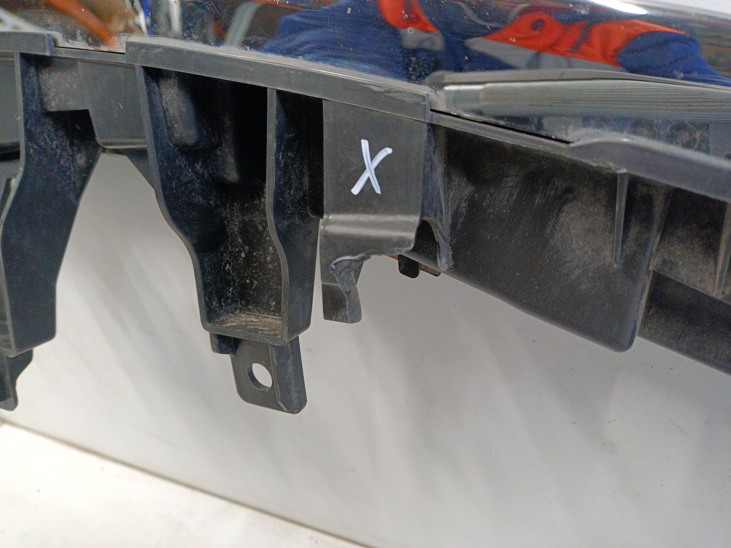 Молдинг хром решётки радиатора верхний Haval F7 2