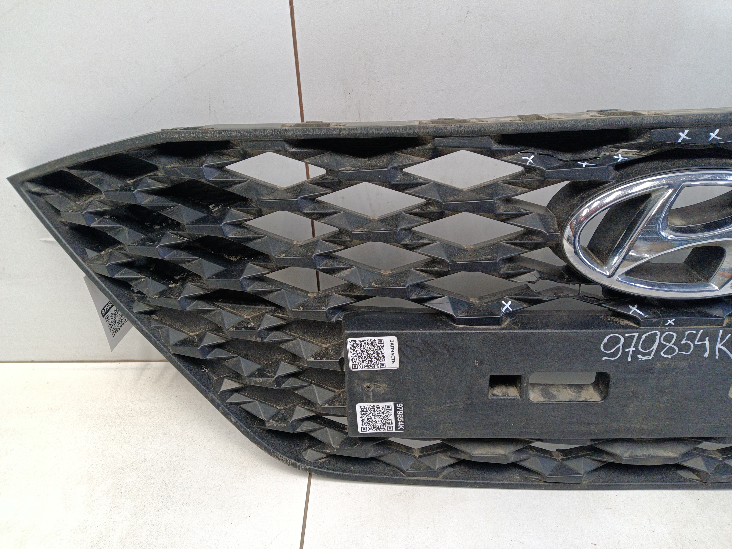 Решётка радиатора Hyundai Solaris 2 Restail