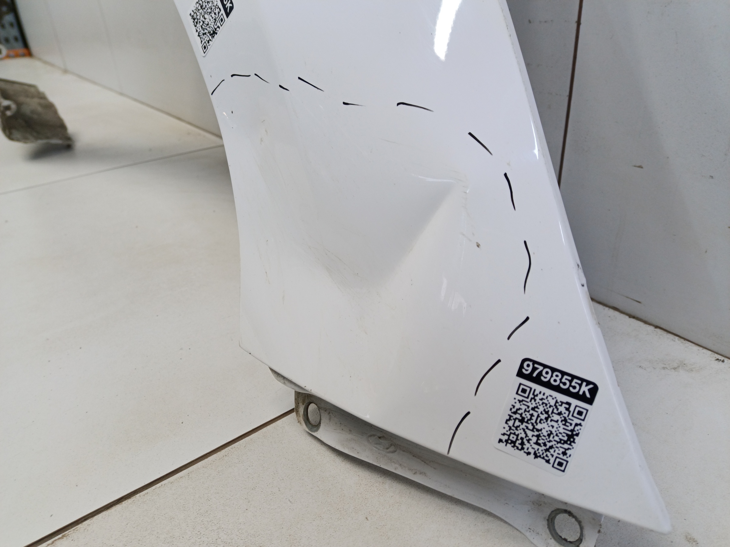 Крыло переднее правое Hyundai Solaris 2 под повторитель