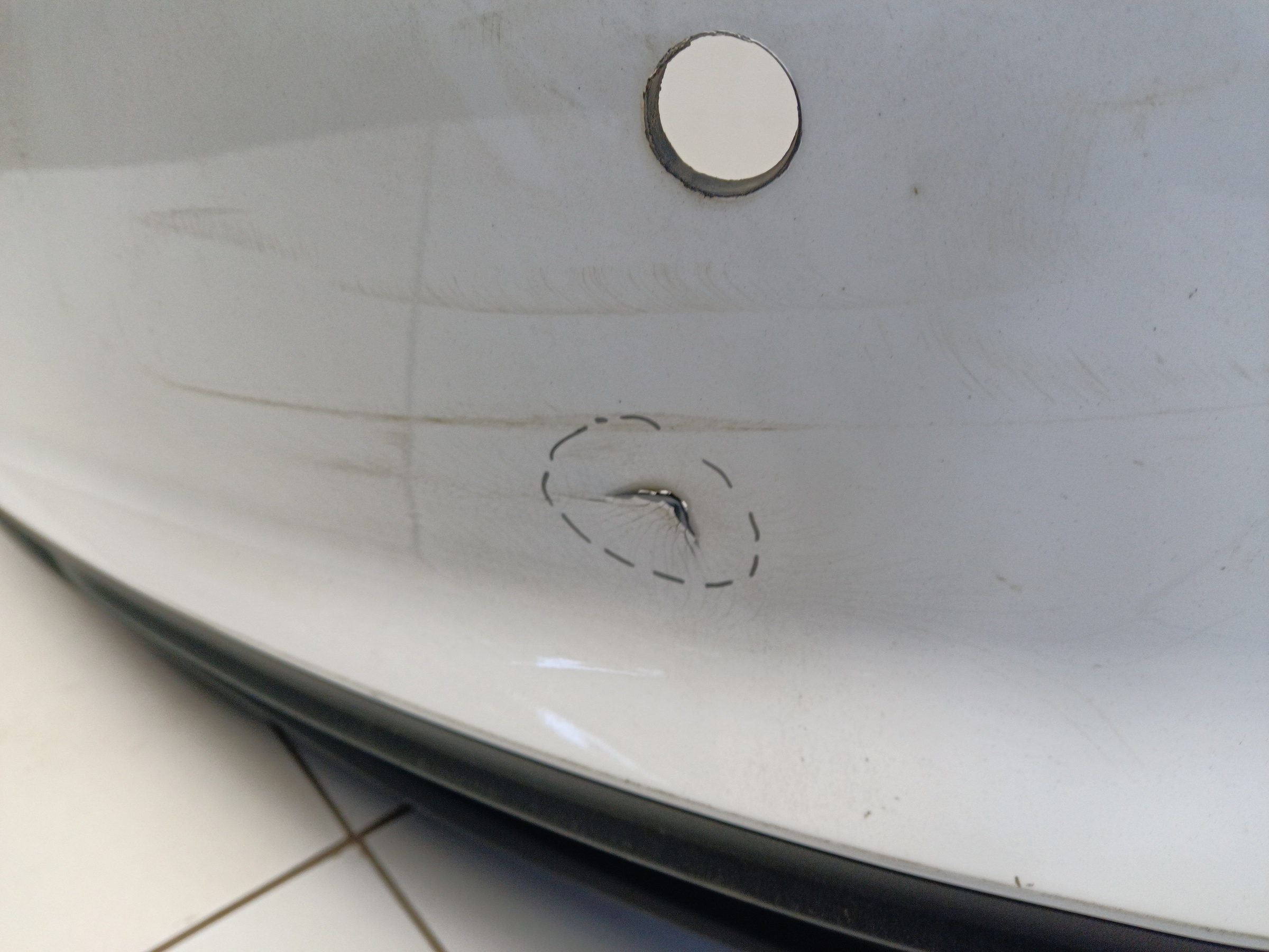 Бампер задний Hyundai Solaris 2 Restail