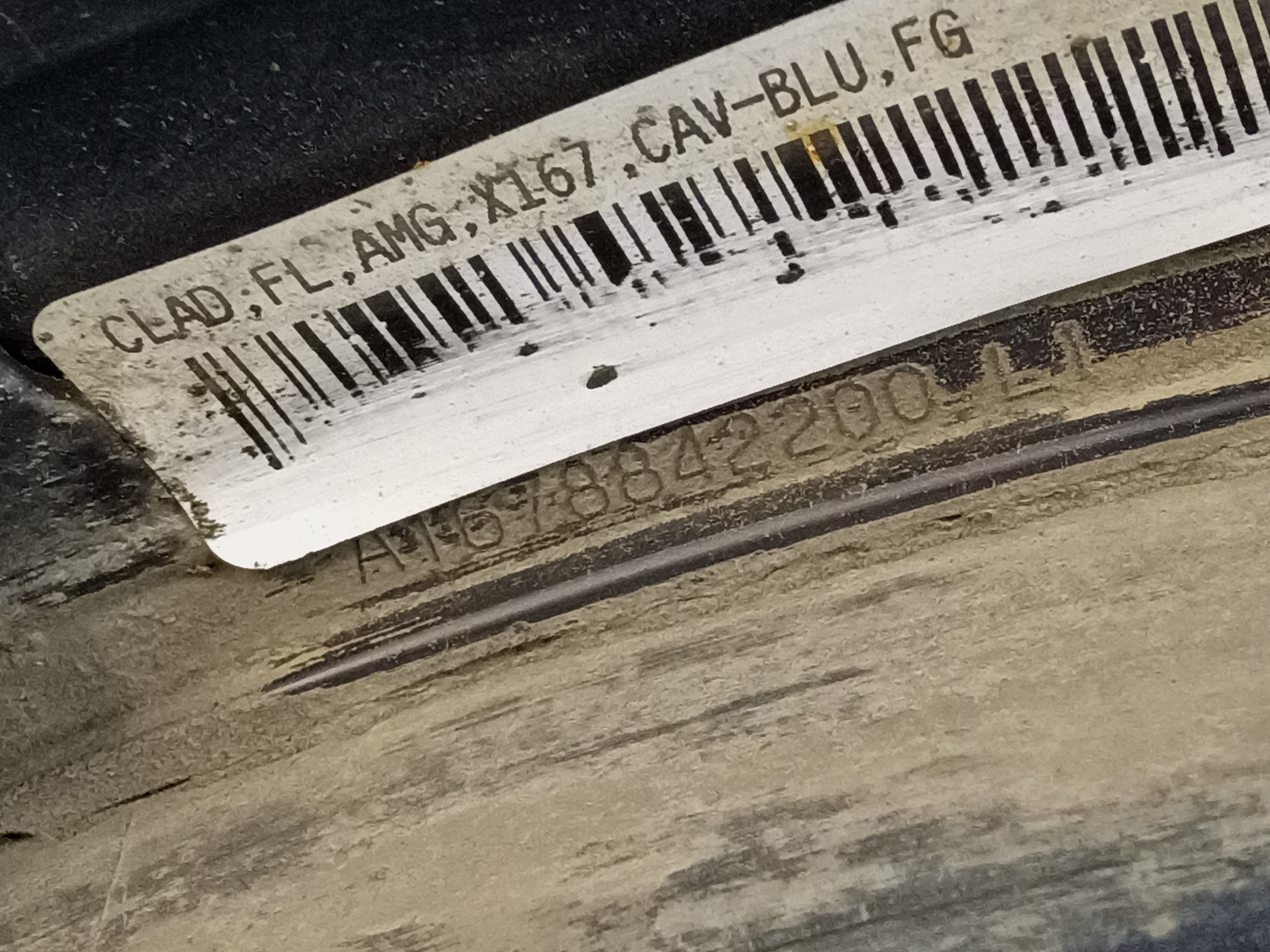 Накладка крыла переднего левого Mercedes Benz GLS-Klasse X167