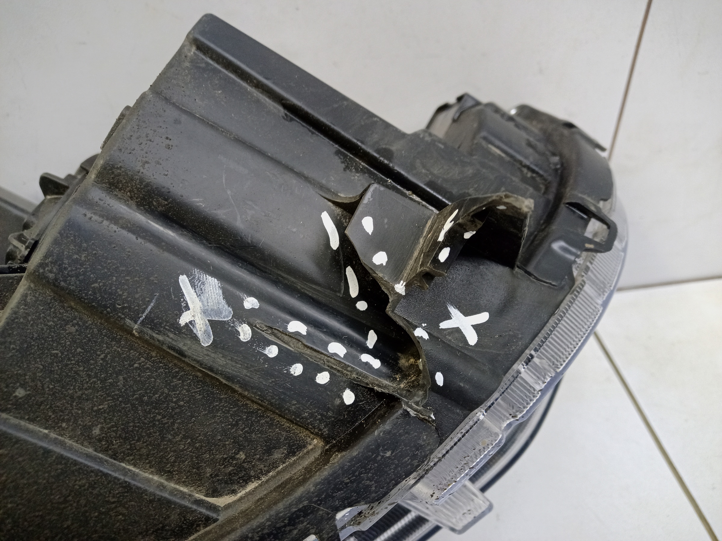 Фара передняя левая Haval Jolion галоген линза с ДХО