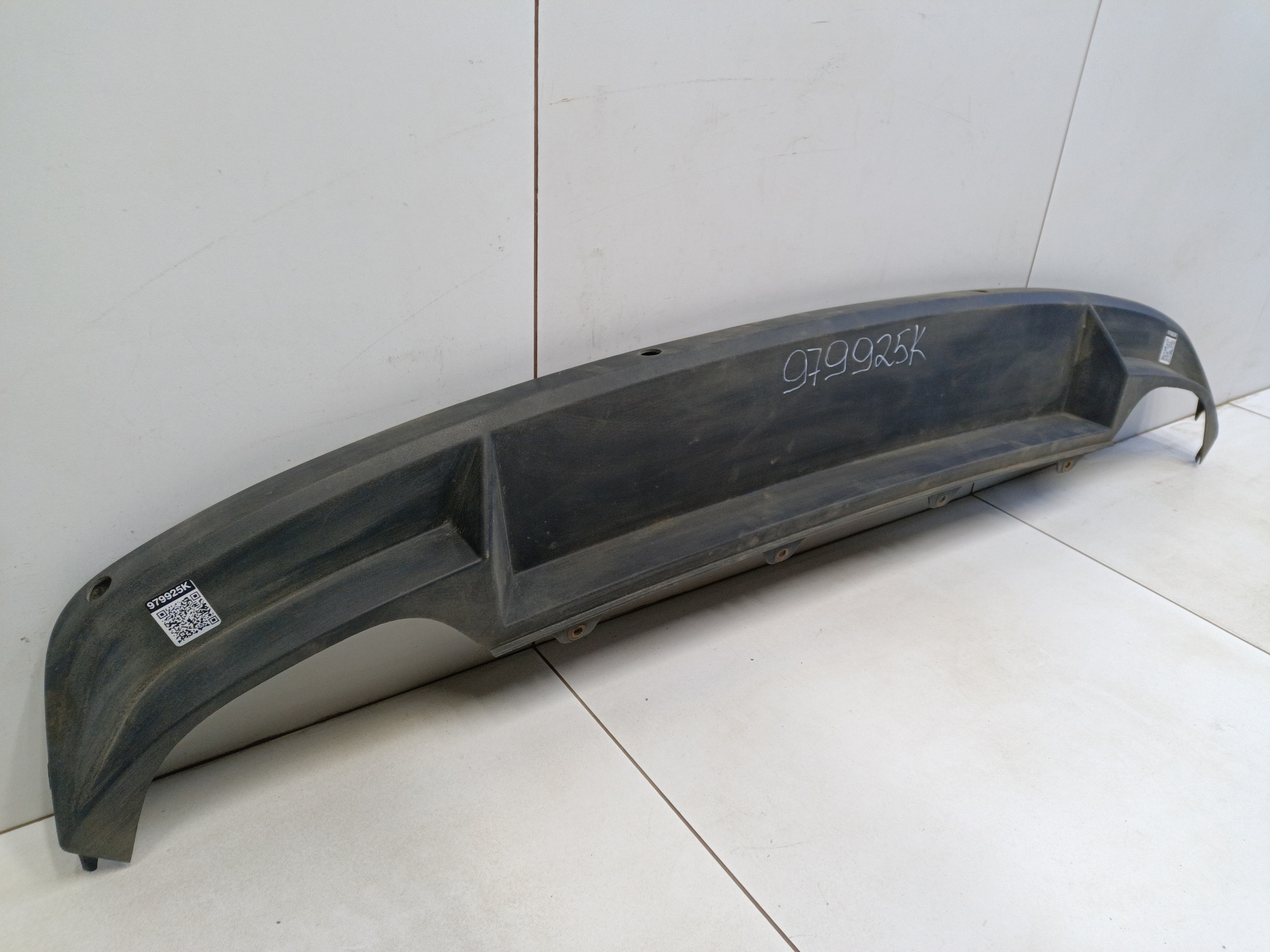 Юбка заднего бампера Skoda Octavia A7 Liftback