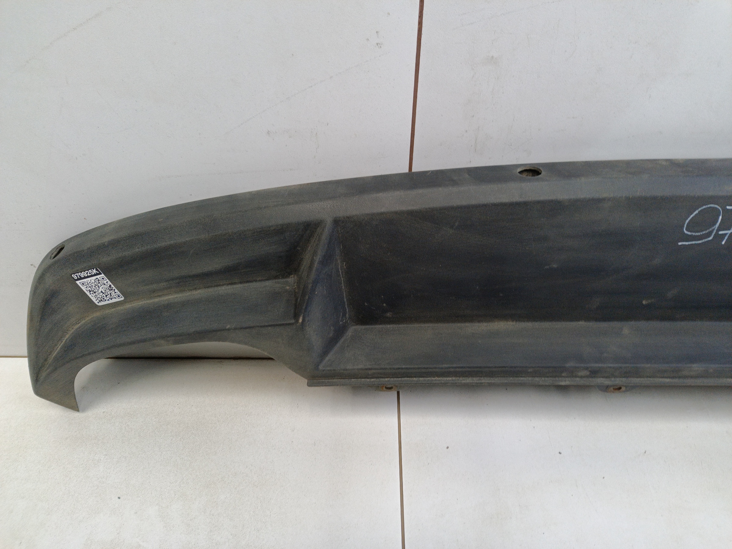 Юбка заднего бампера Skoda Octavia A7 Liftback