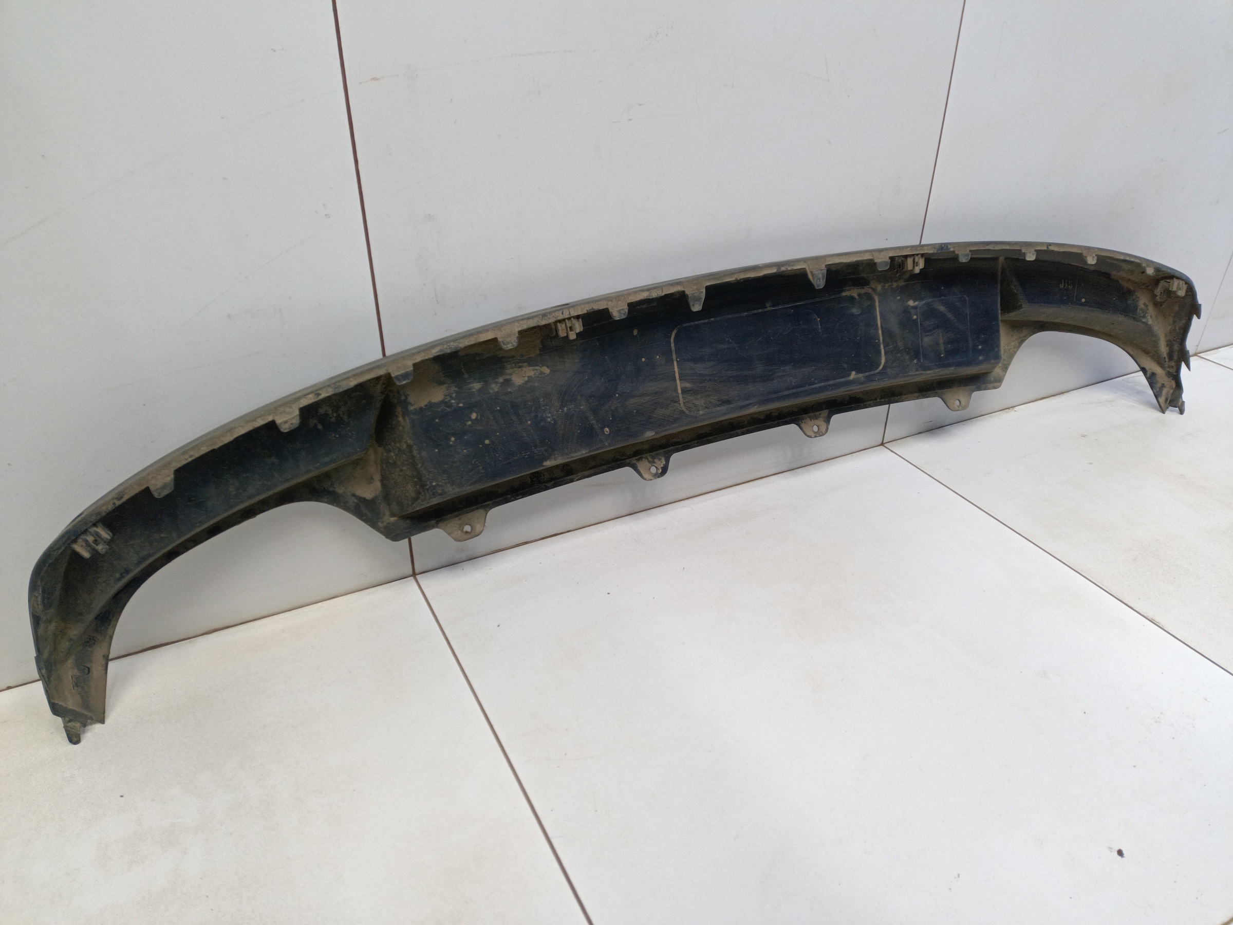 Юбка заднего бампера Skoda Octavia A7 Liftback