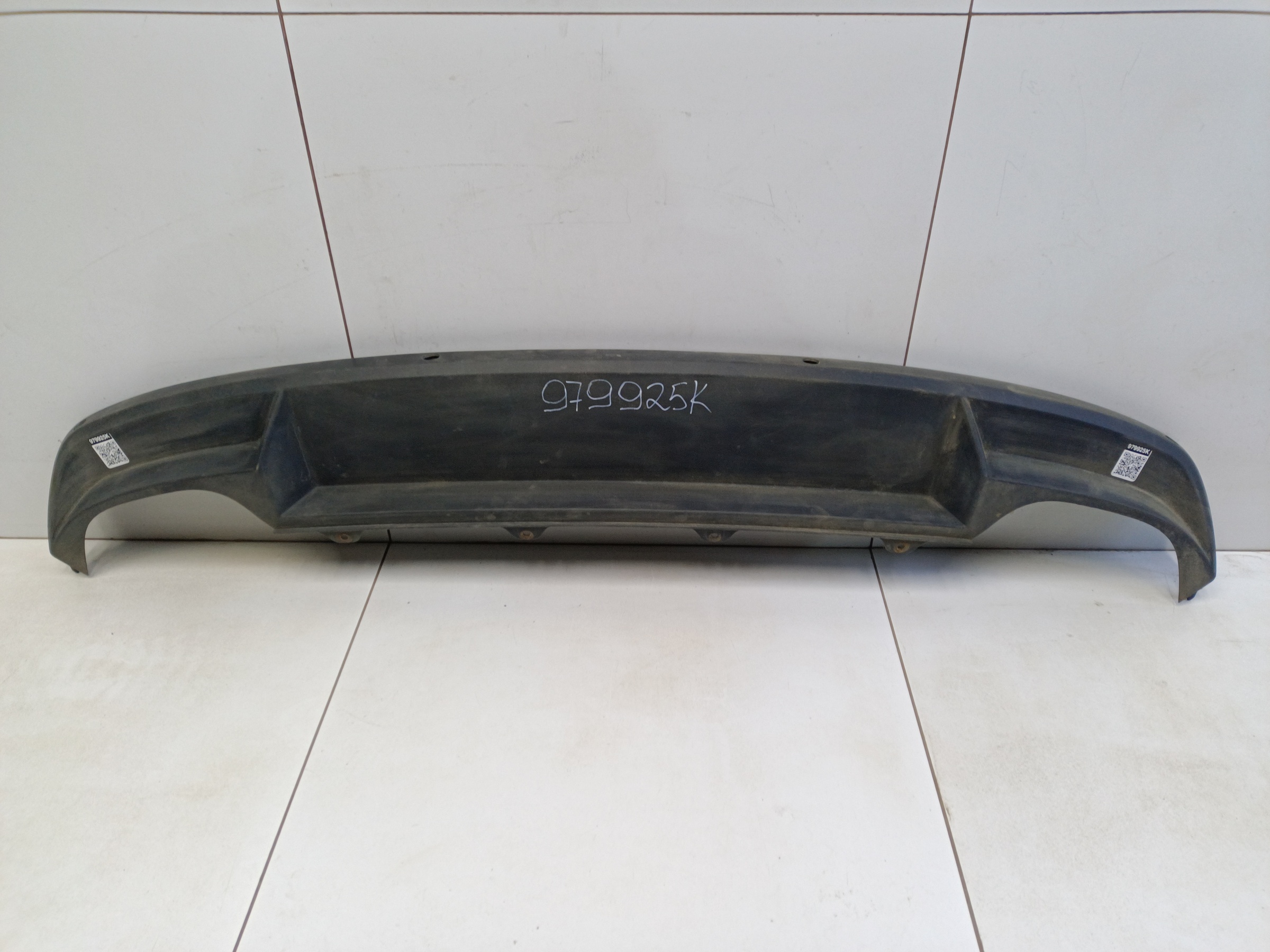 Юбка заднего бампера Skoda Octavia A7 Liftback