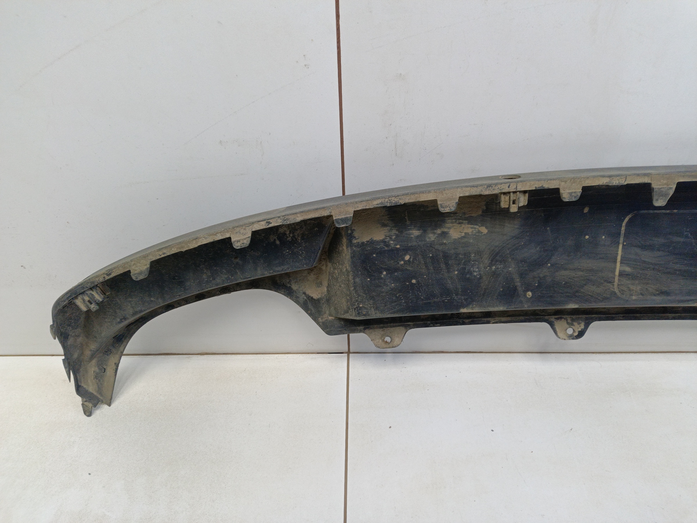 Юбка заднего бампера Skoda Octavia A7 Liftback