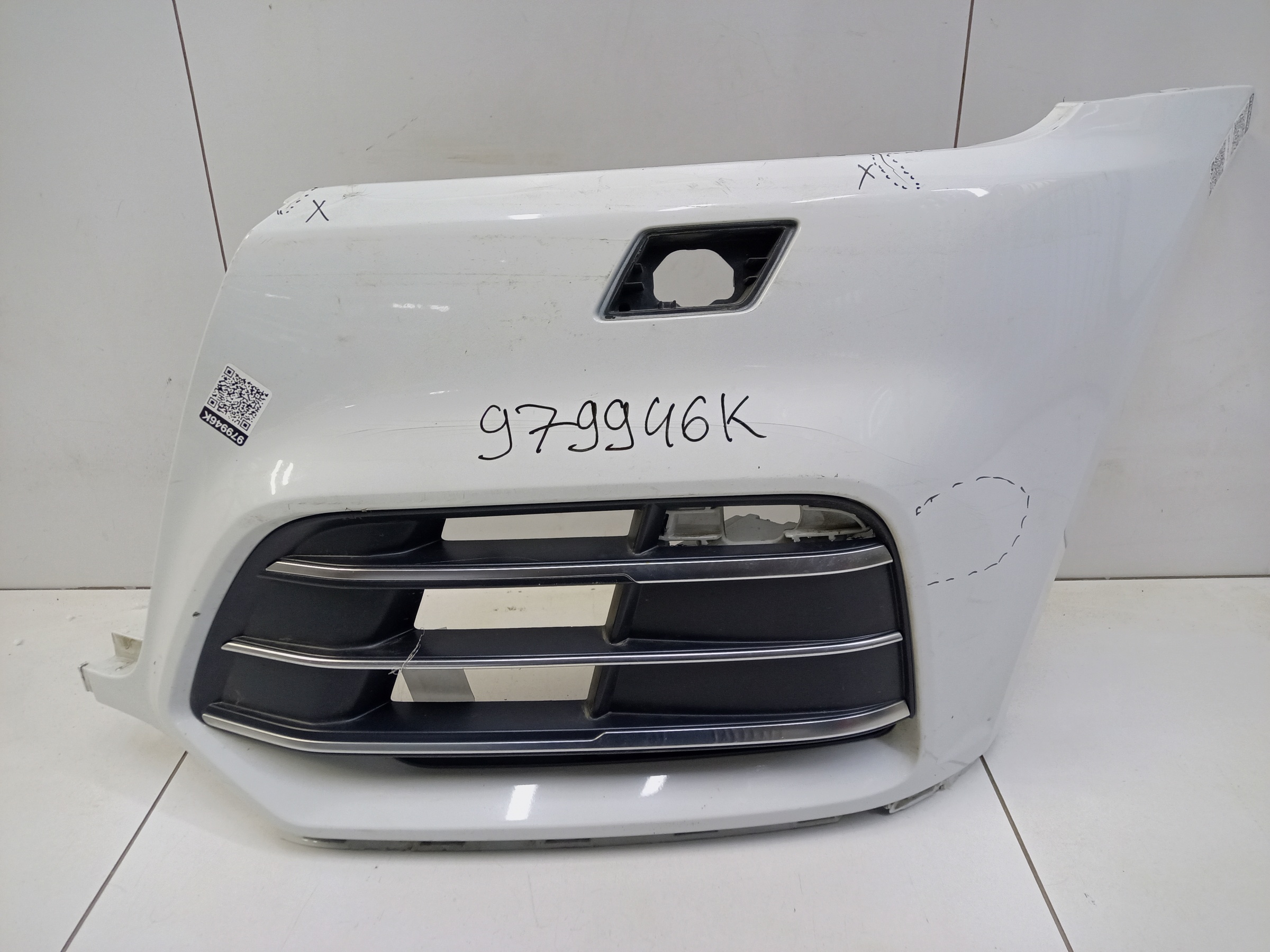 Бампер передний левая часть Audi Q5 2 S-Line