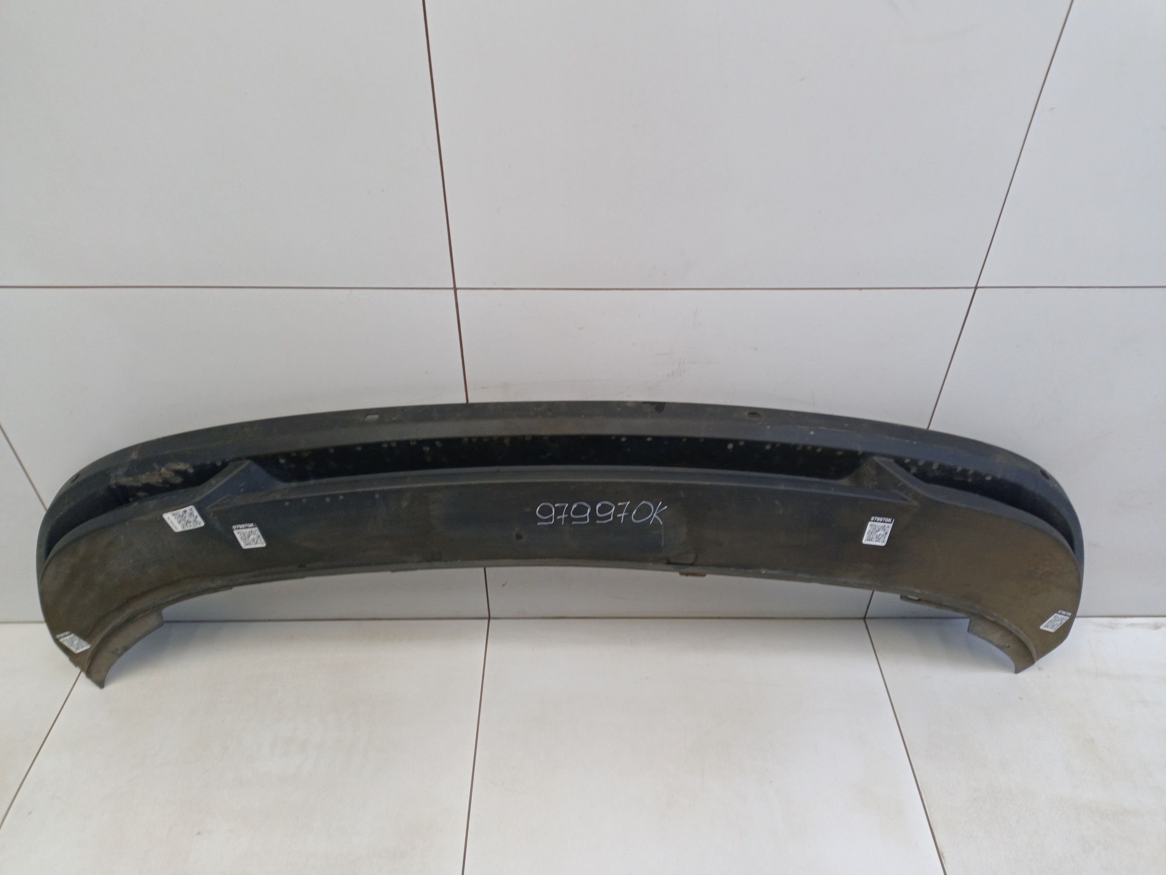 Юбка заднего бампера Skoda Rapid 2