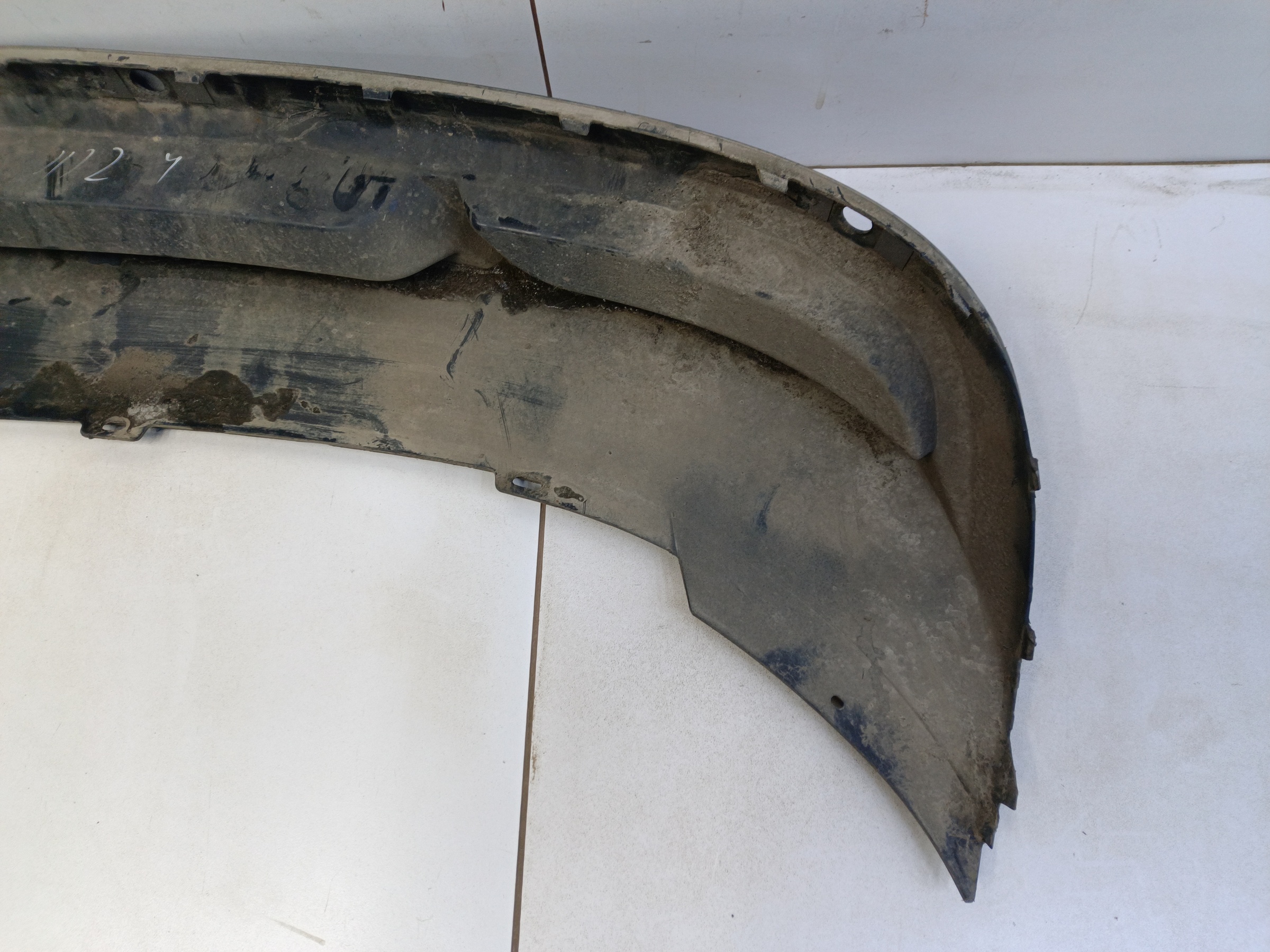 Юбка заднего бампера Skoda Rapid 2