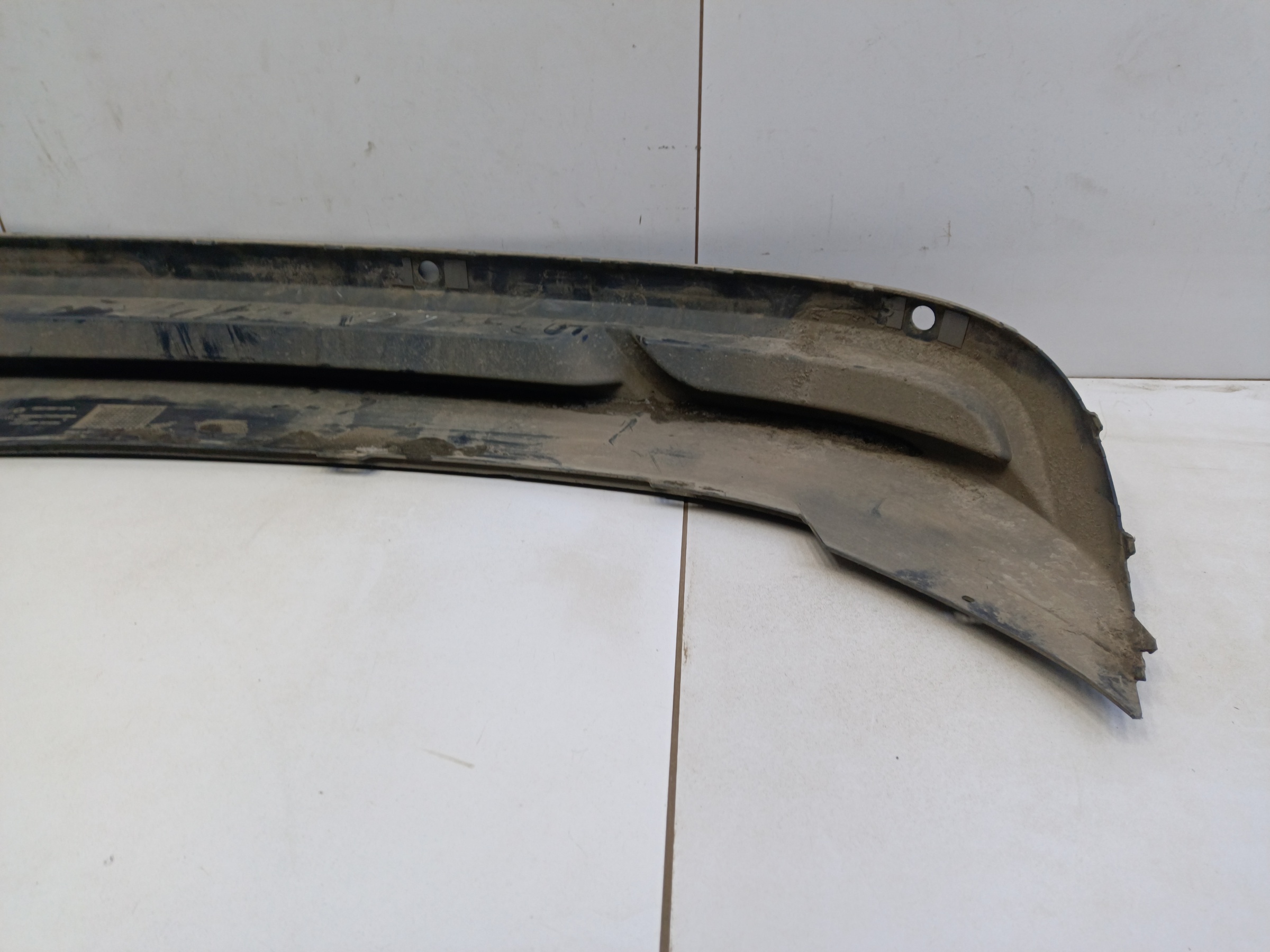 Юбка заднего бампера Skoda Rapid 2