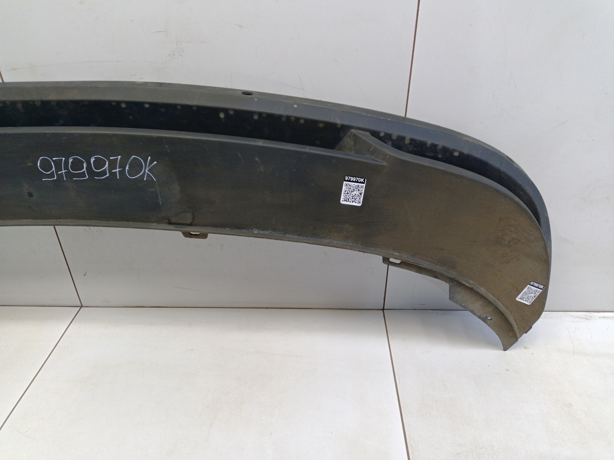 Юбка заднего бампера Skoda Rapid 2