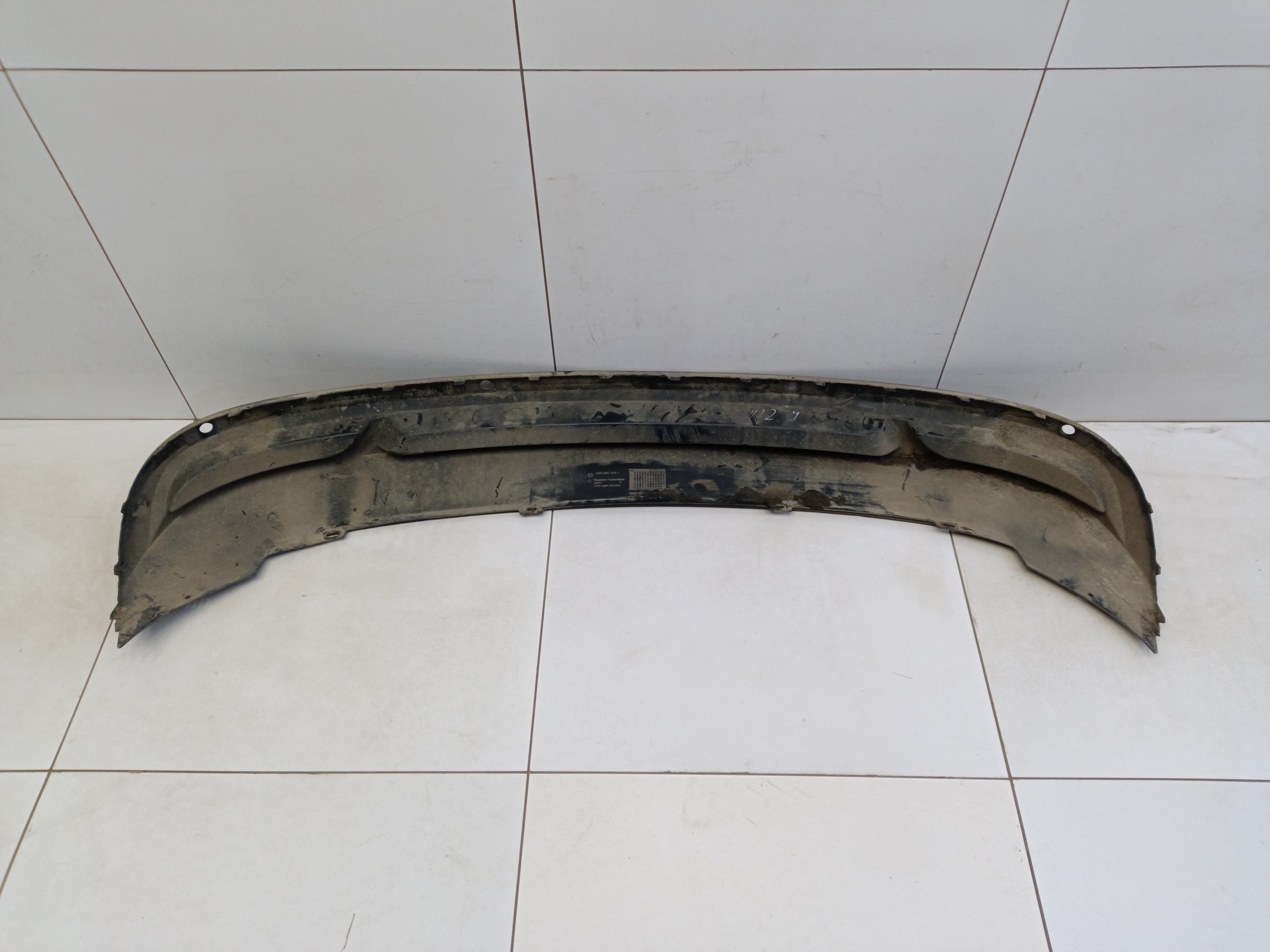 Юбка заднего бампера Skoda Rapid 2