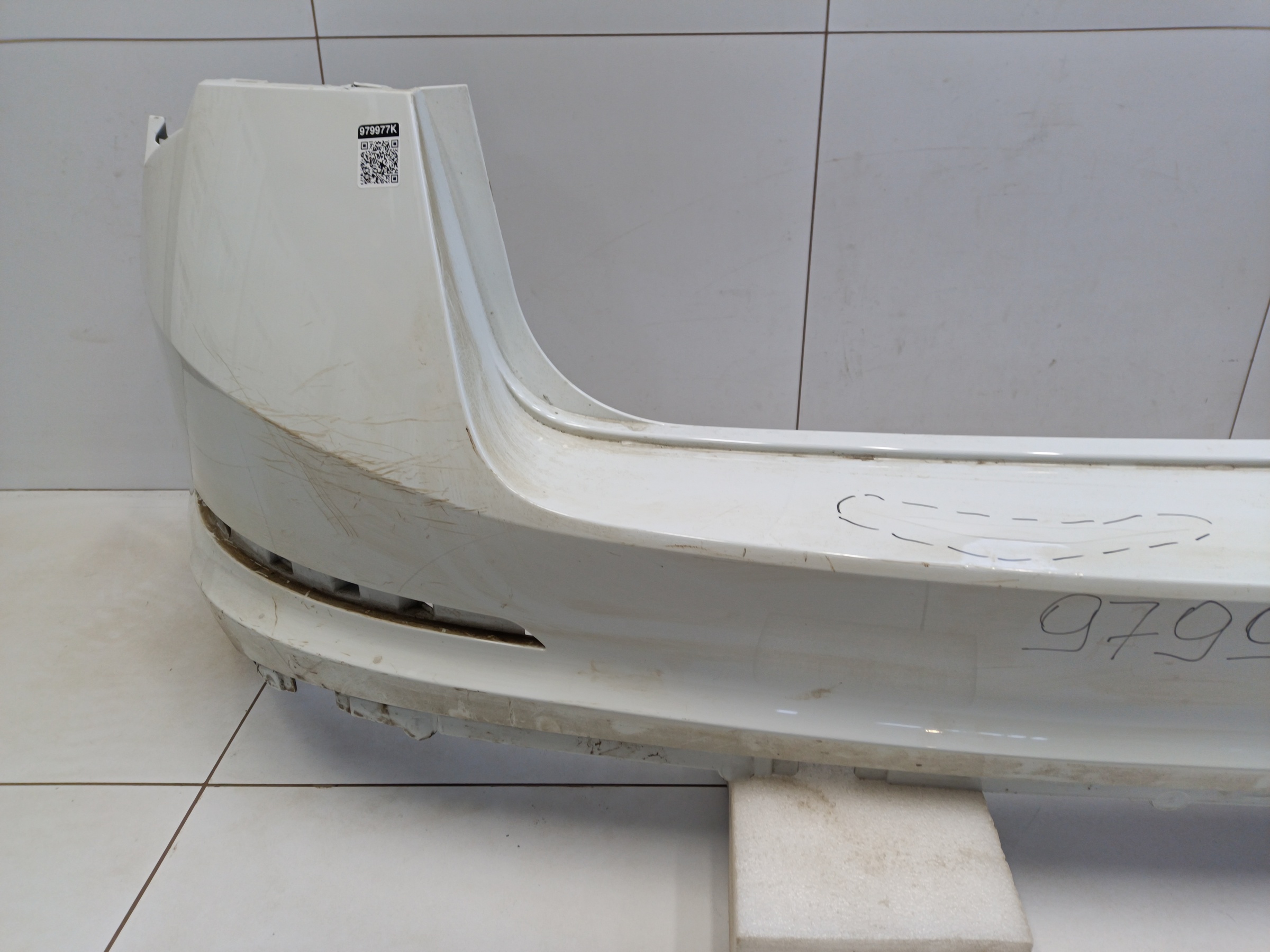 Бампер задний Skoda Rapid 2