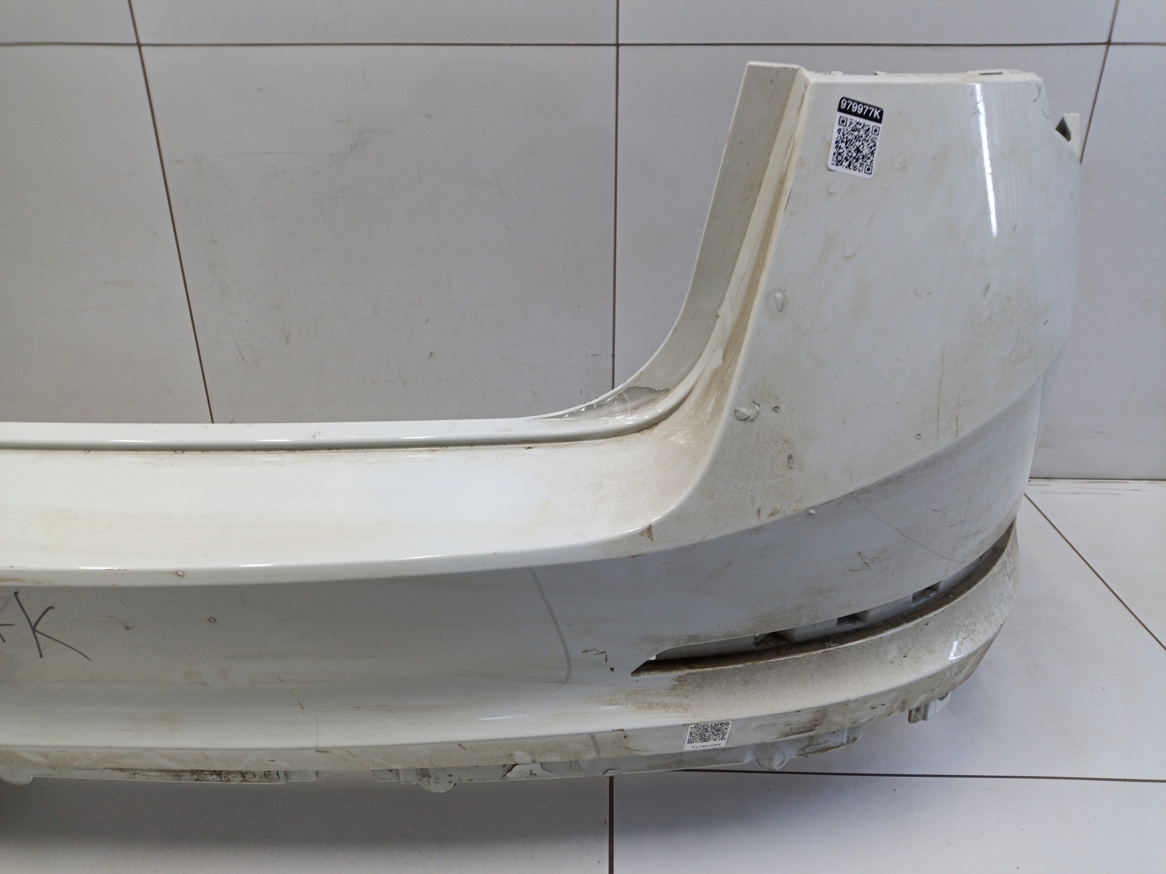 Бампер задний Skoda Rapid 2