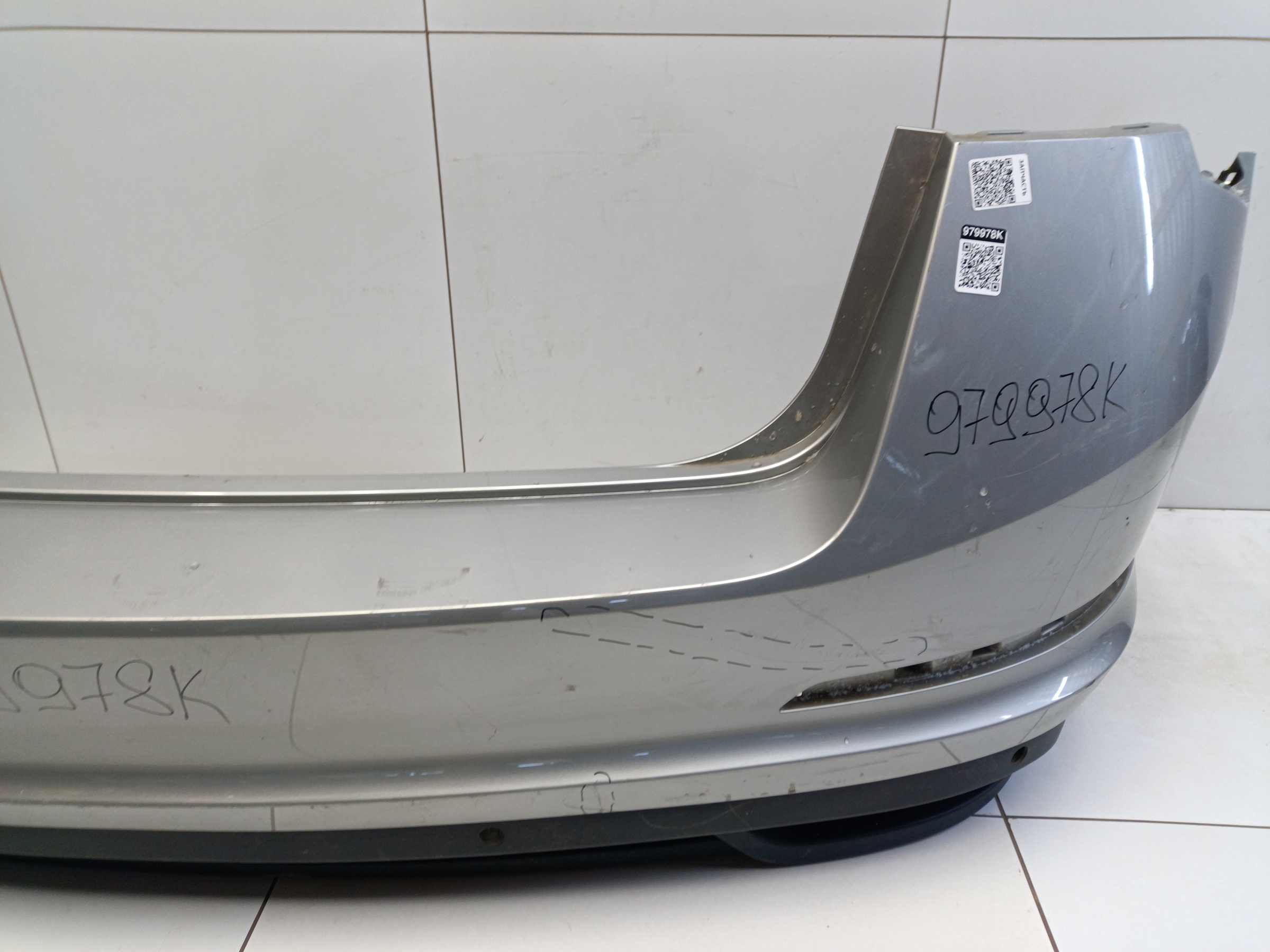 Бампер задний Skoda Rapid 2