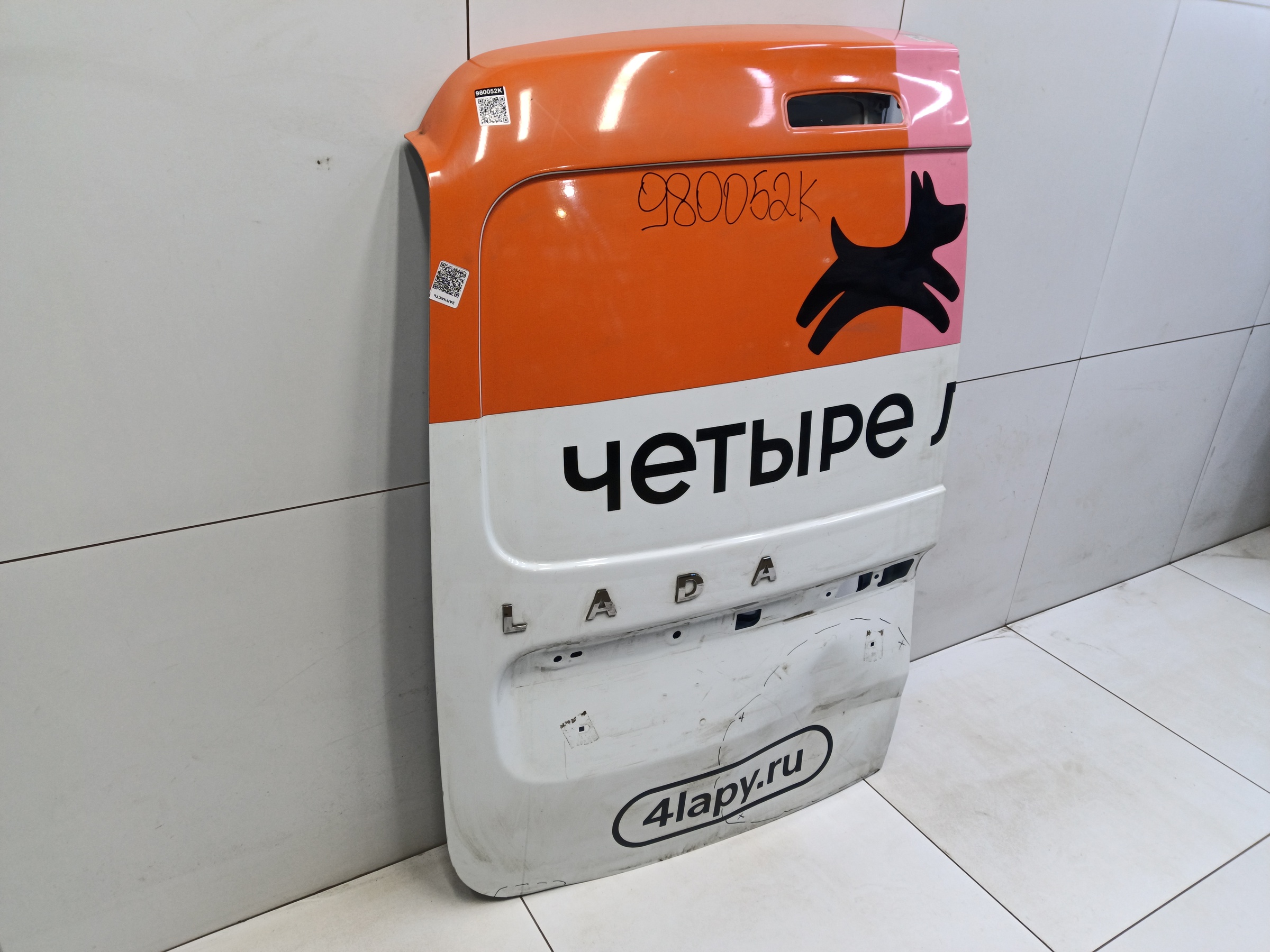 Дверь задняя левая распашная глухая Lada Largus Фургон