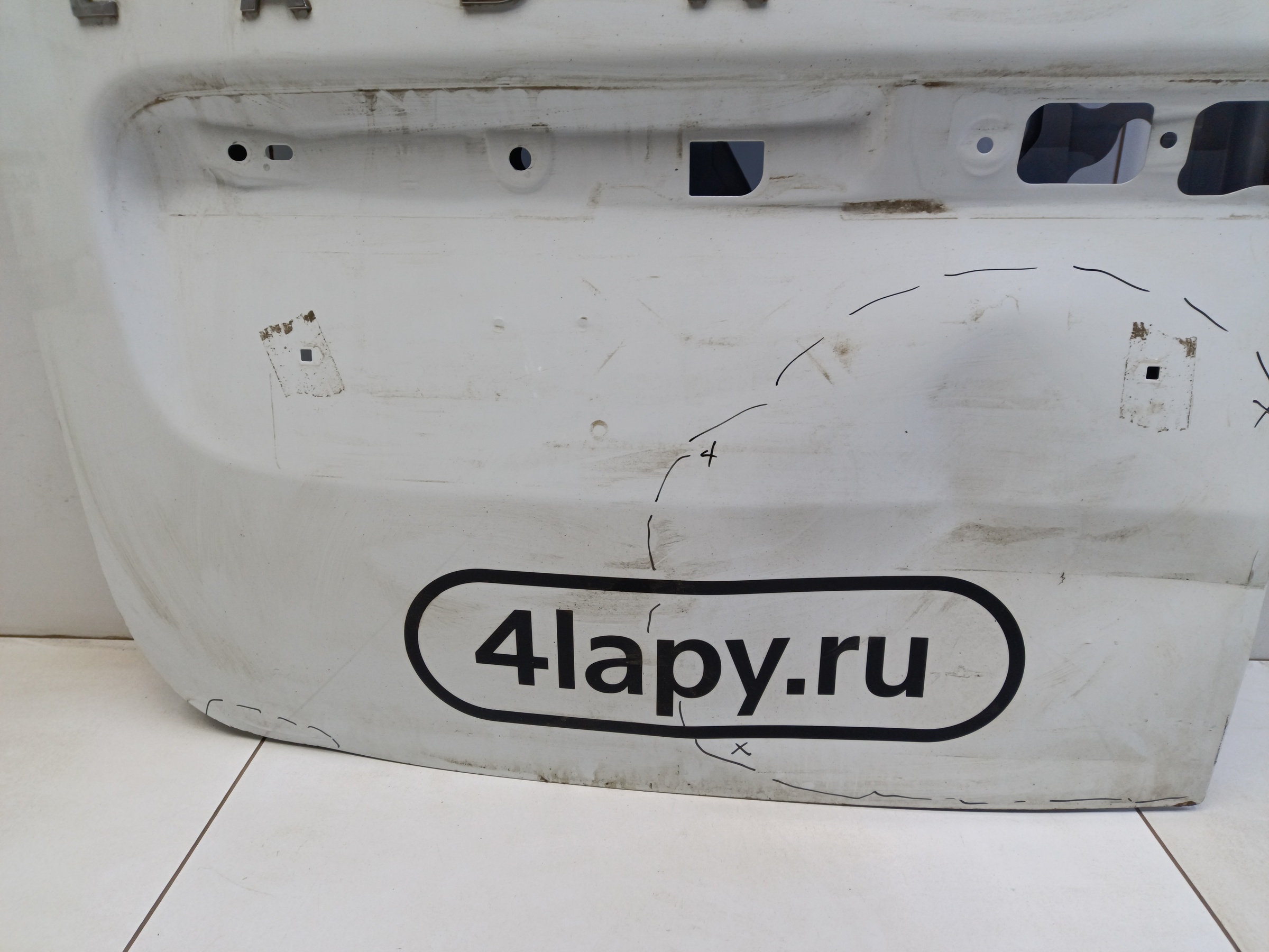 Дверь задняя левая распашная глухая Lada Largus Фургон