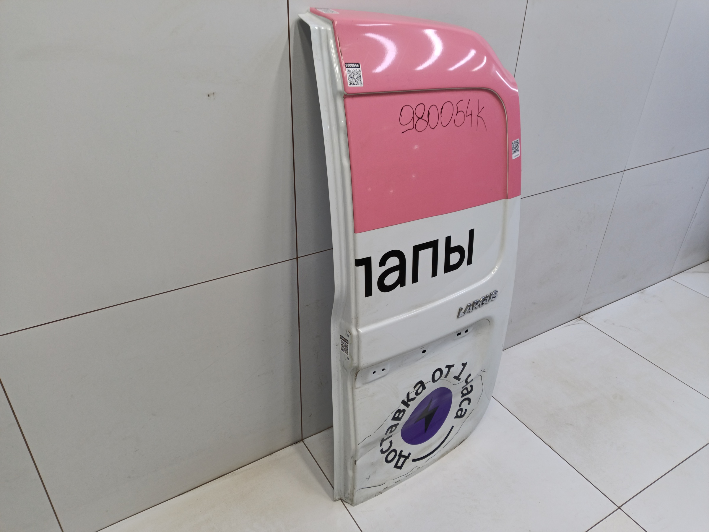 Дверь задняя правая распашная глухая Lada Largus Фургон